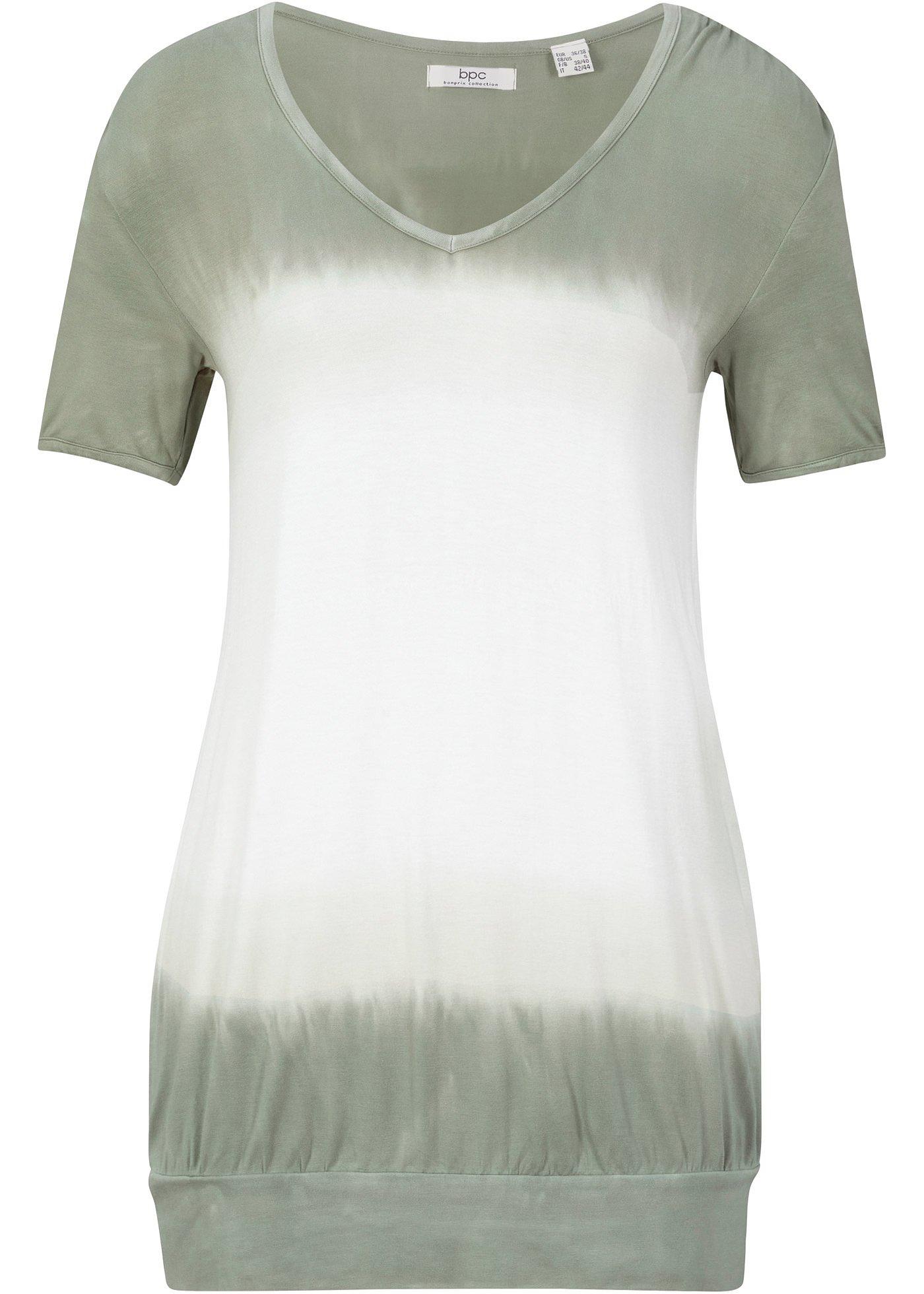 T-shirt avec dégradé de couleur, manches courtes