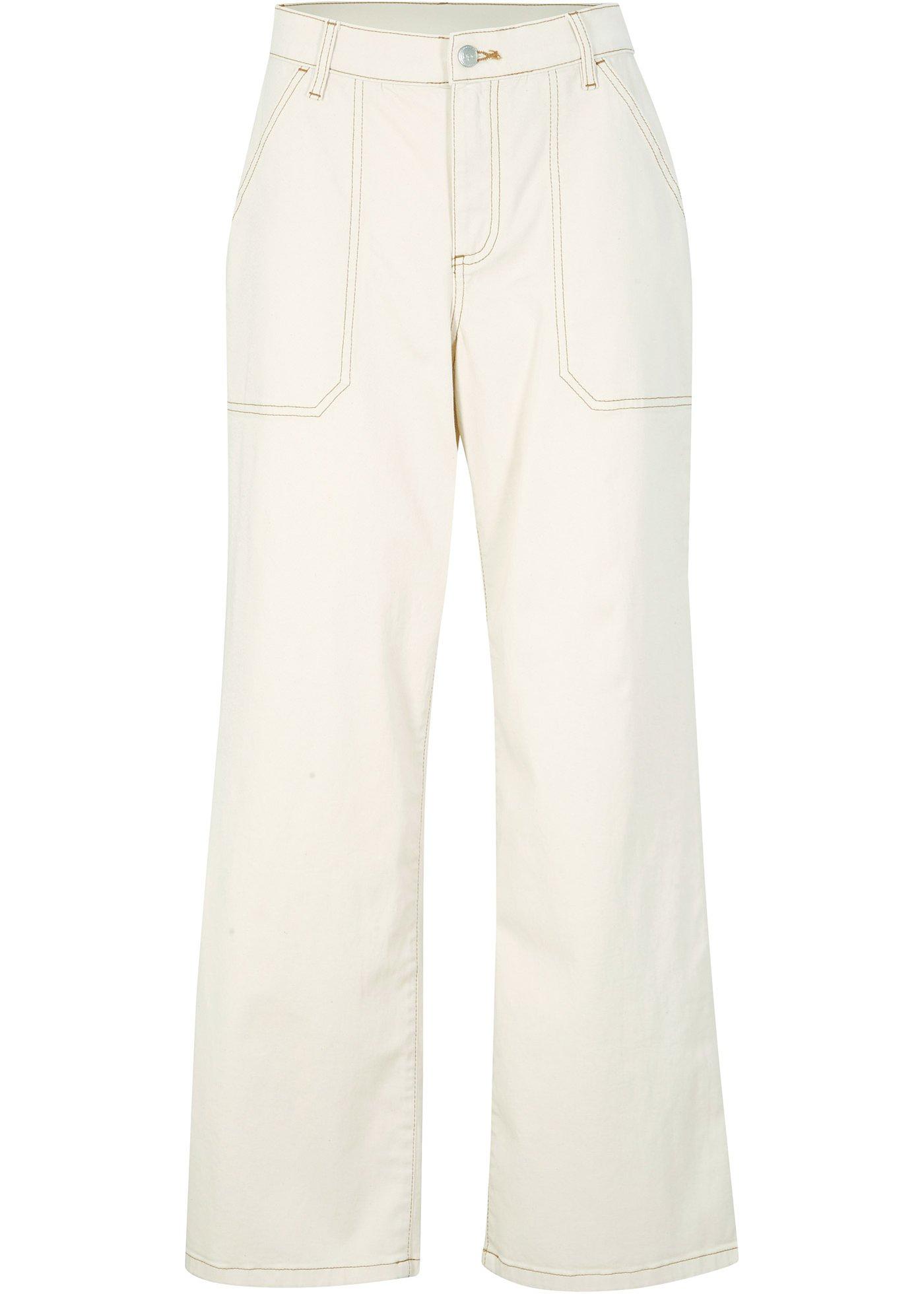 Pantalon twill large en coton bio
