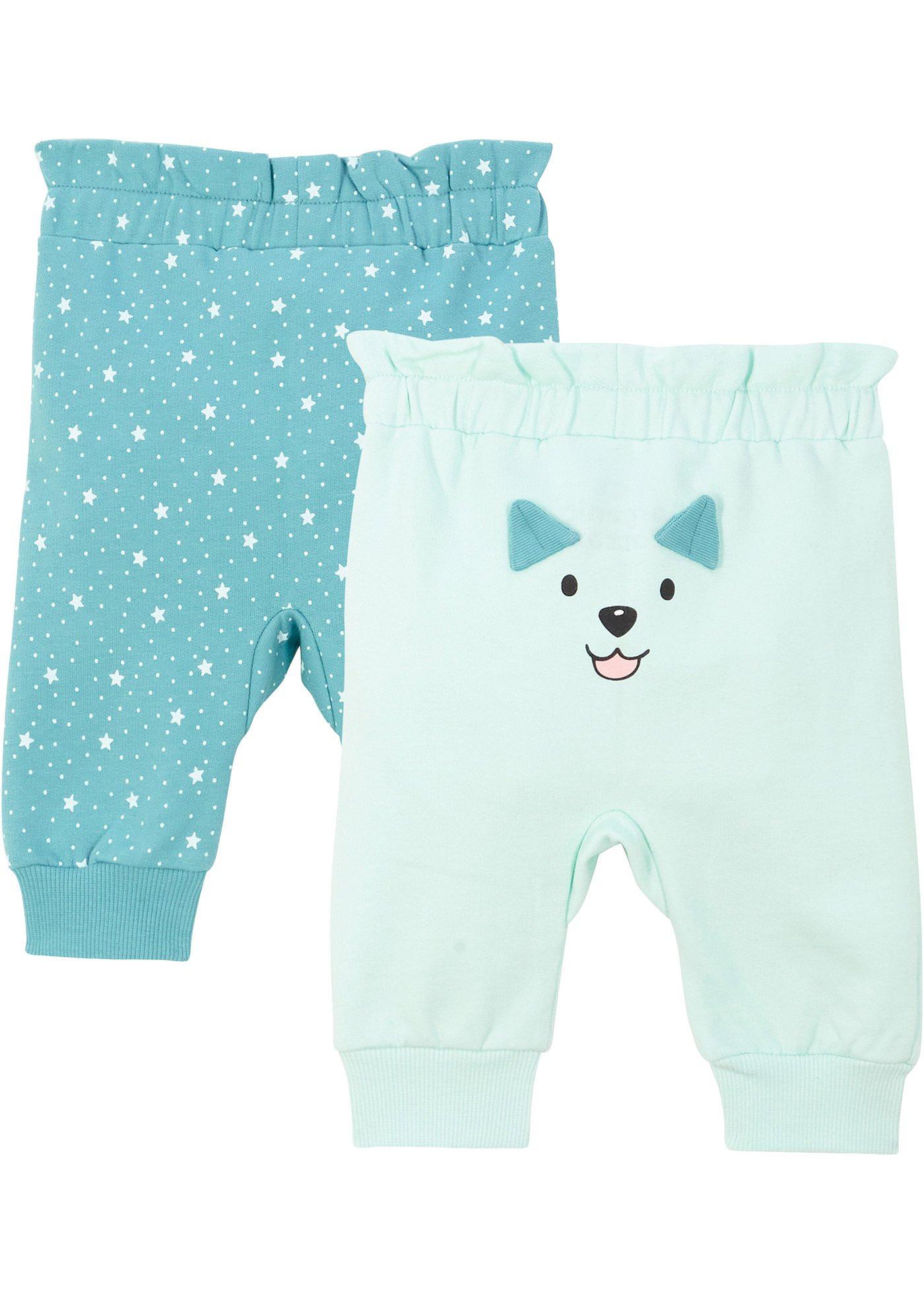Lot de 2 pantalons sweat bébé coton bio