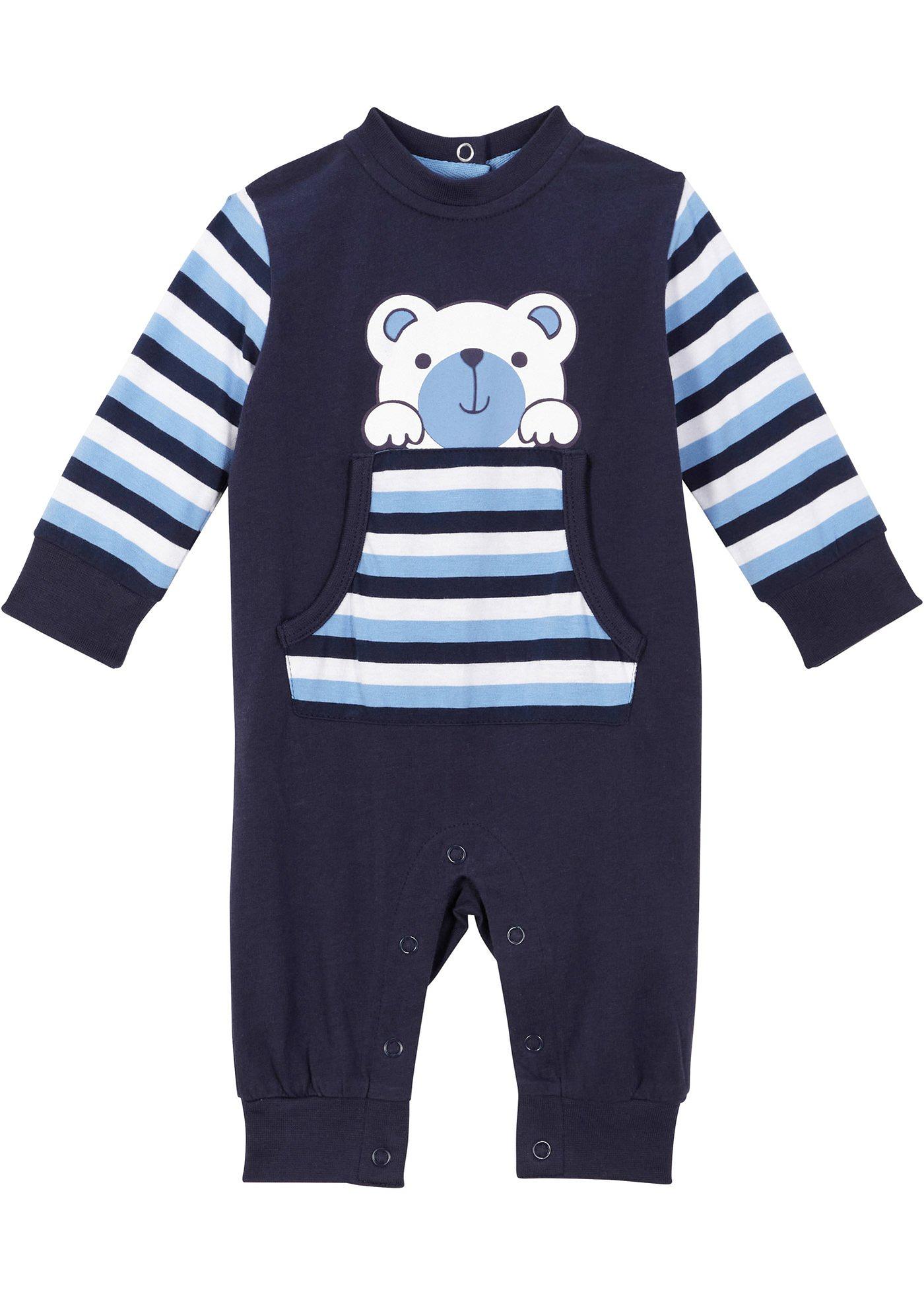 Grenouillère bébé en coton bio