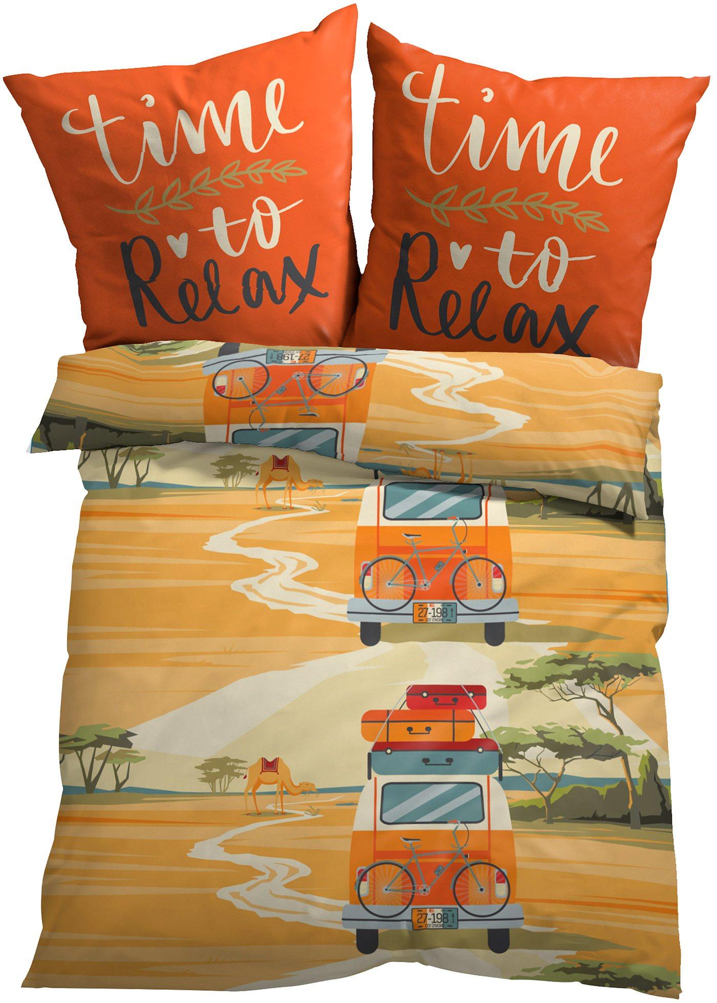 Parure de lit avec camping-car