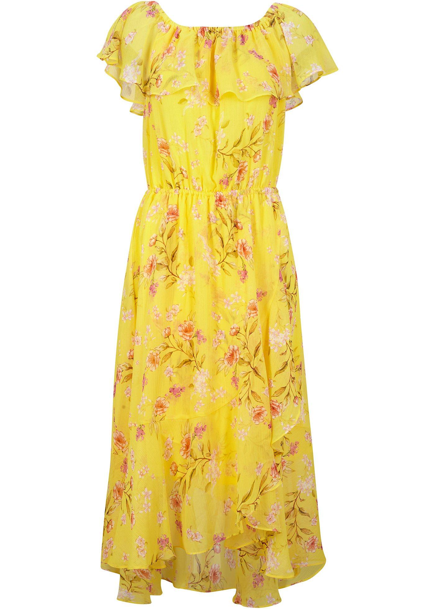 Robe Carmen à imprimé floral