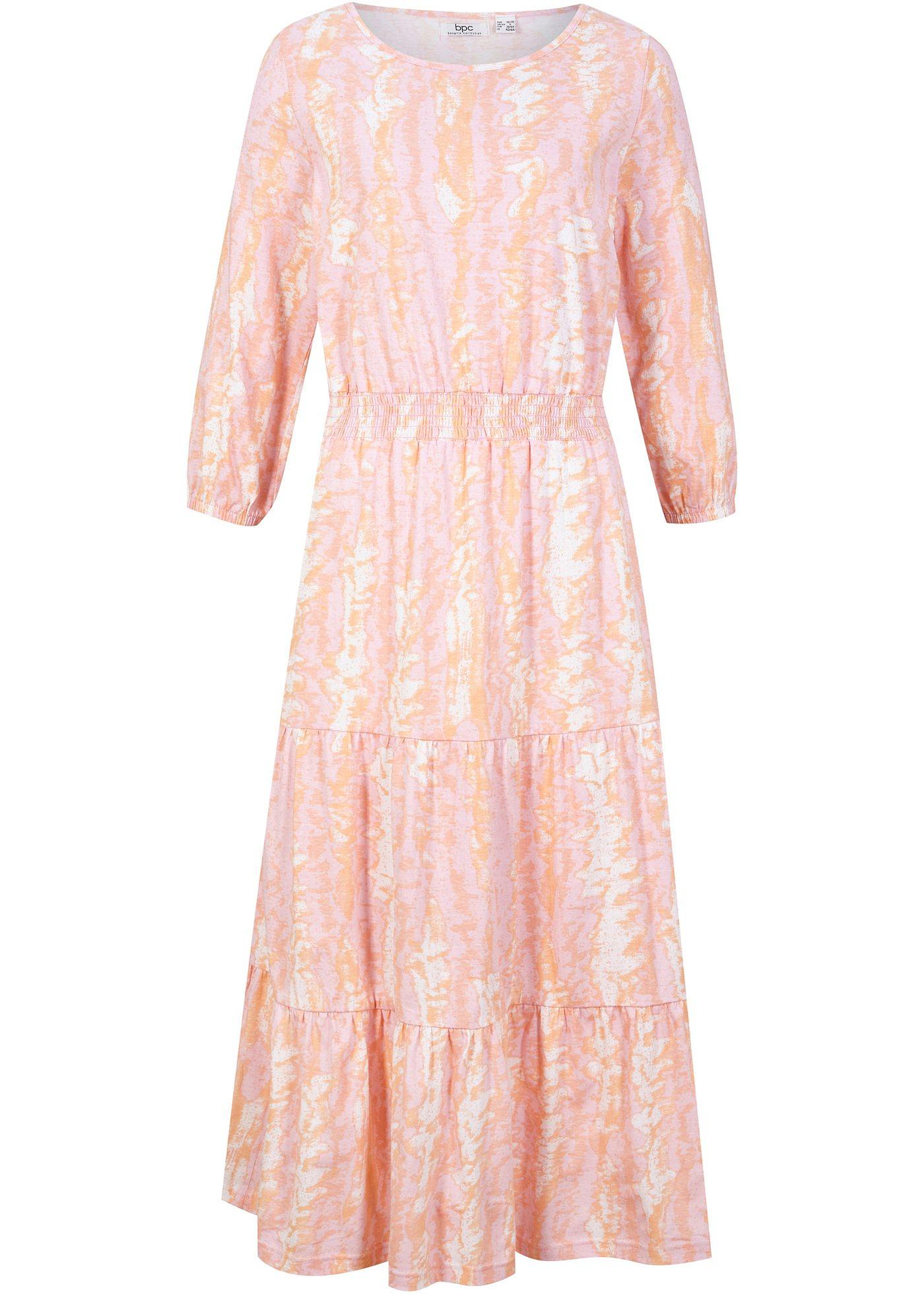 Robe en jersey batik en coton bio, chaque pièce est unique