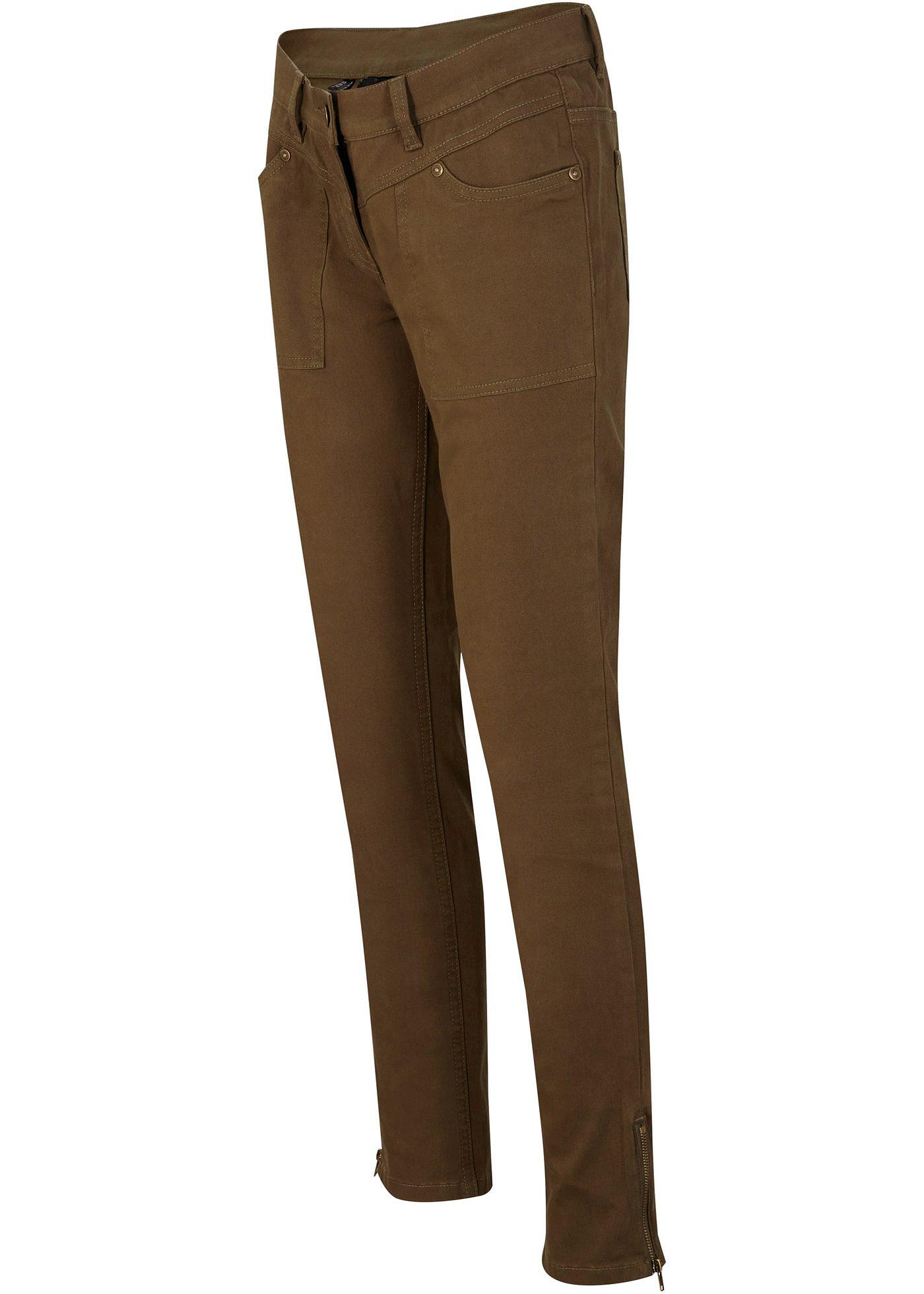 Pantalon twill super stretch, coupe étroite