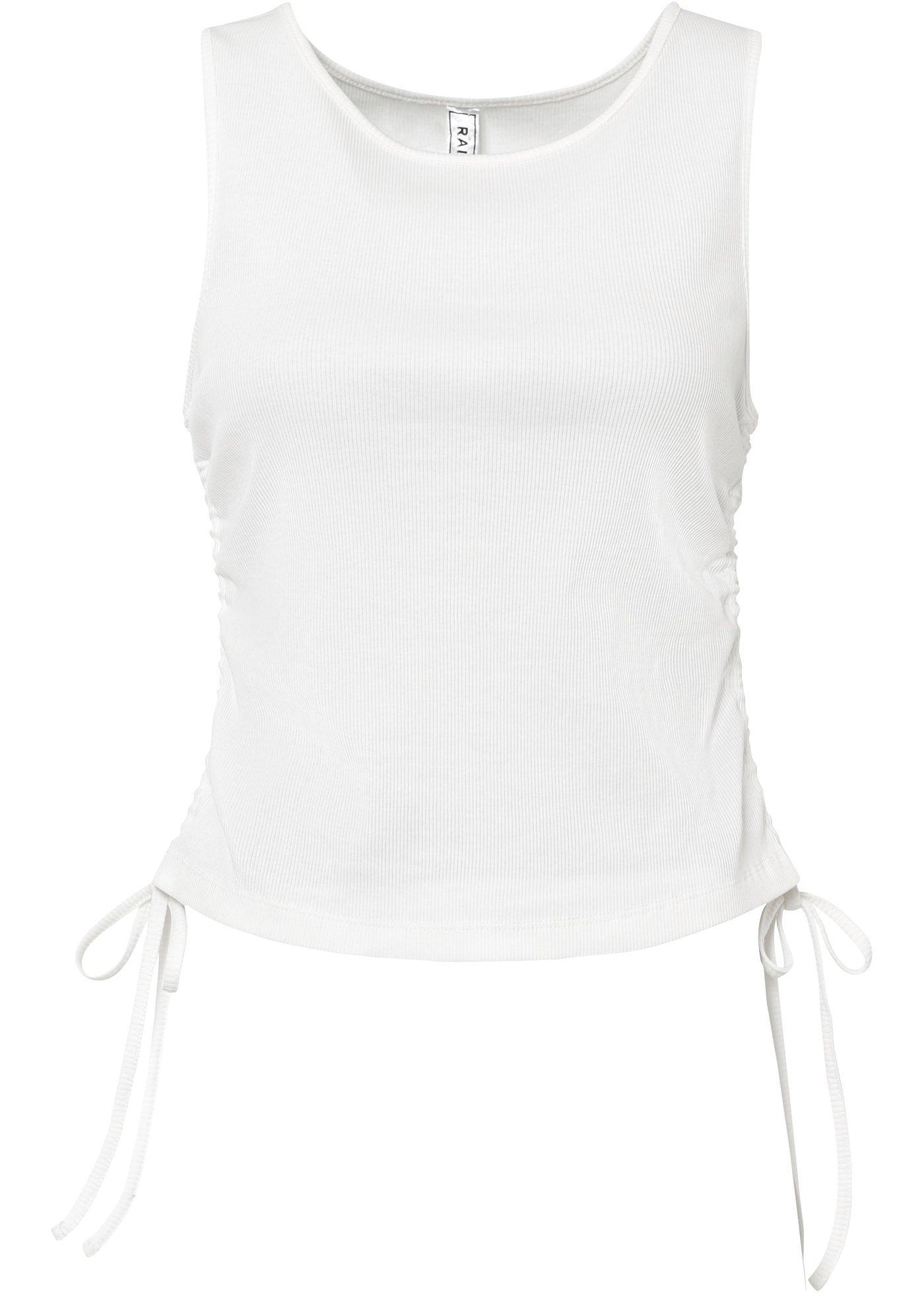 Top débardeur cropped en coton bio