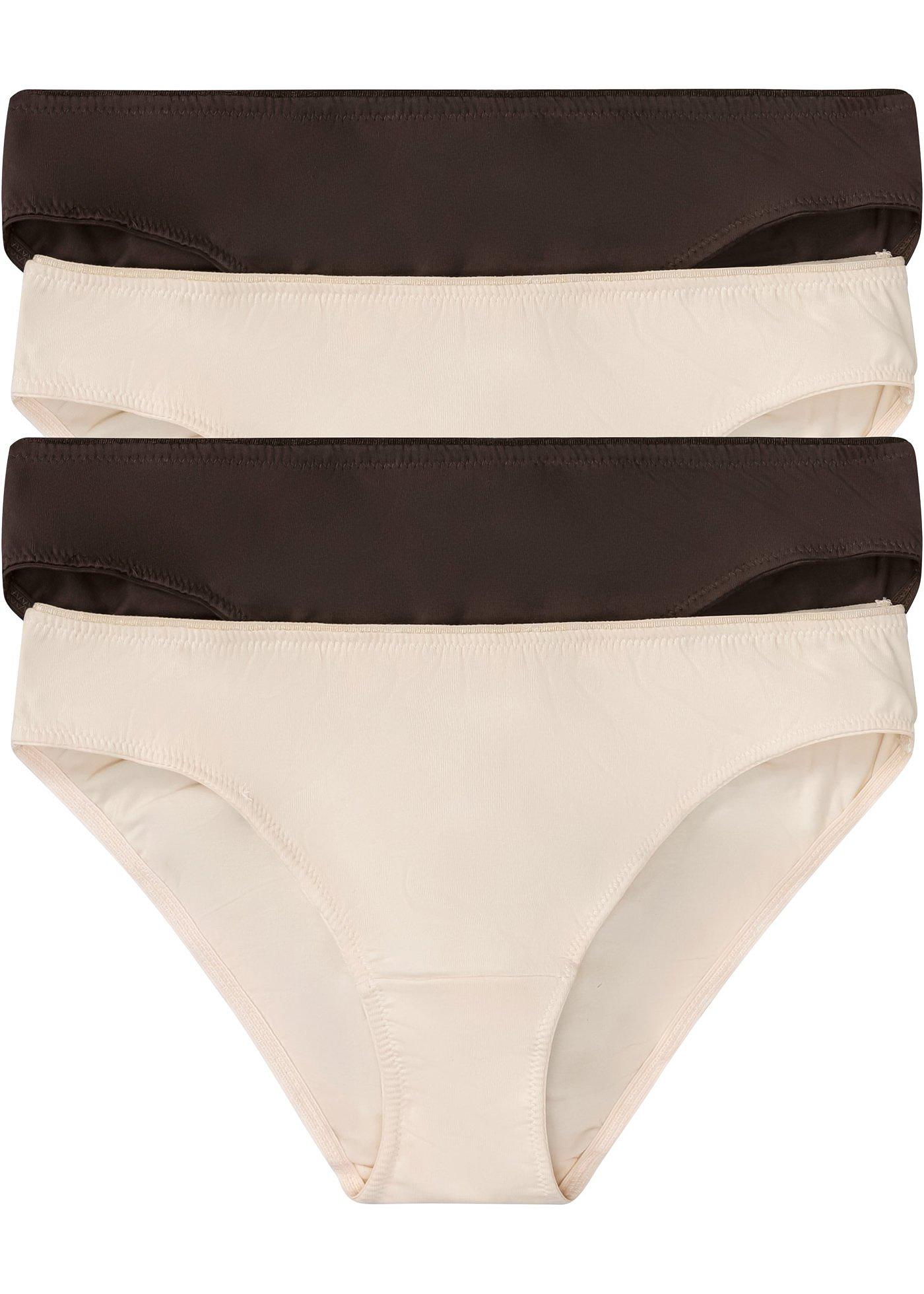 Lot de 4 slips avec coton bio