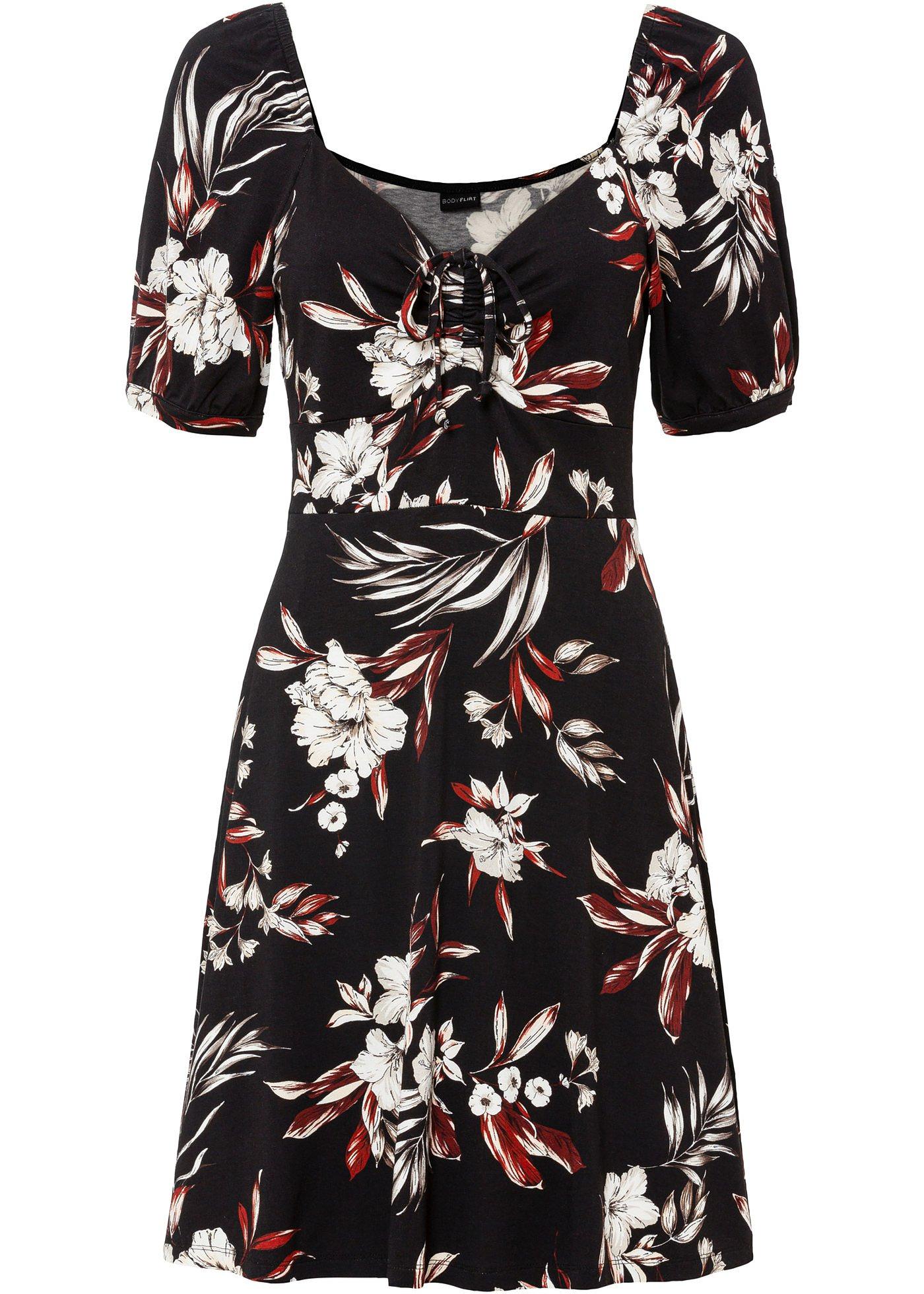 Robe en jersey imprimée