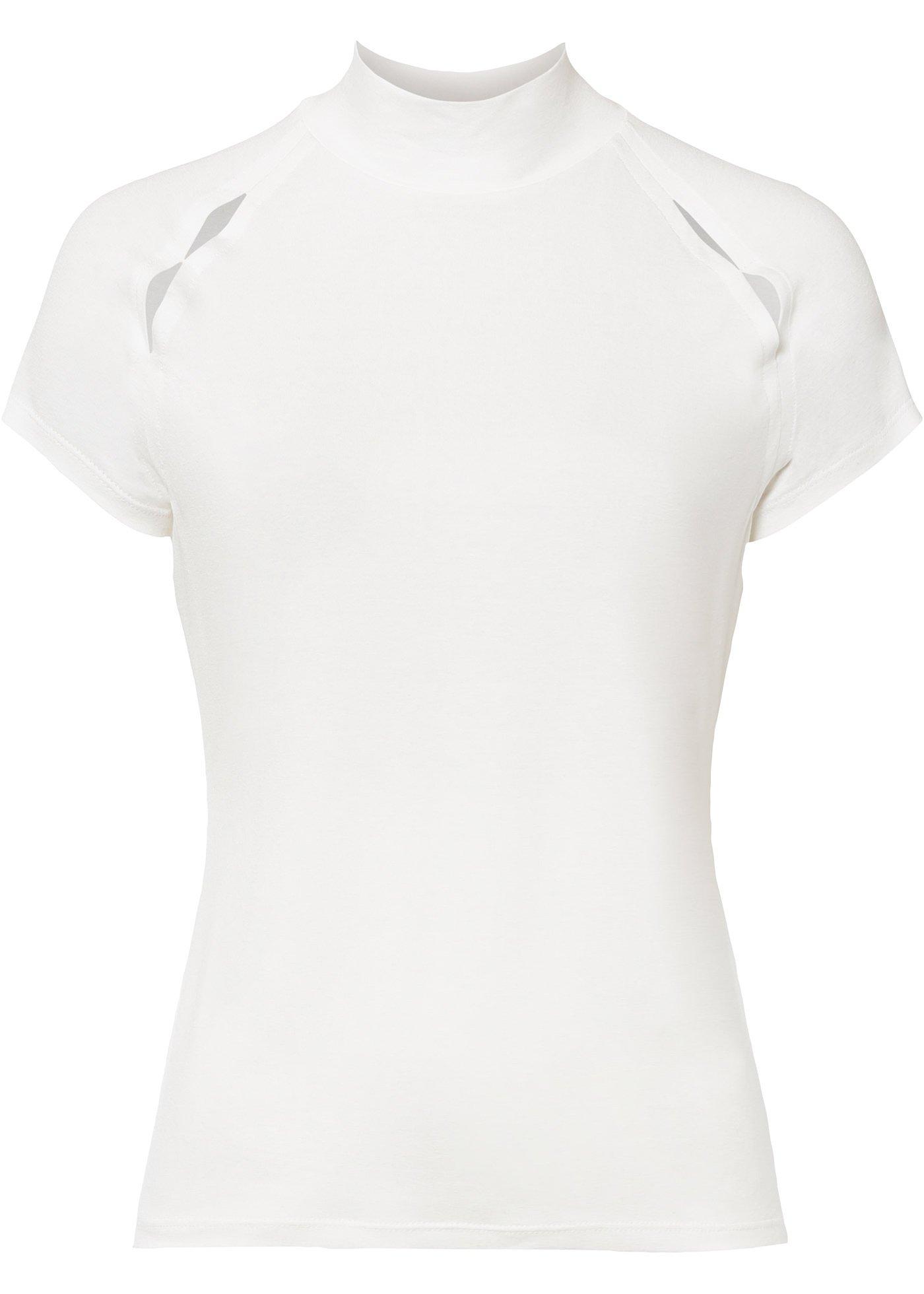 T-shirt à col montant