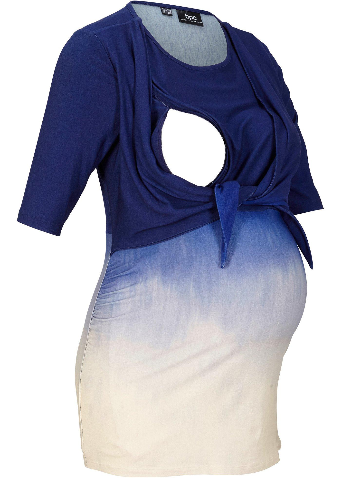 T-shirt de grossesse avec fonction allaitement avec viscose durable