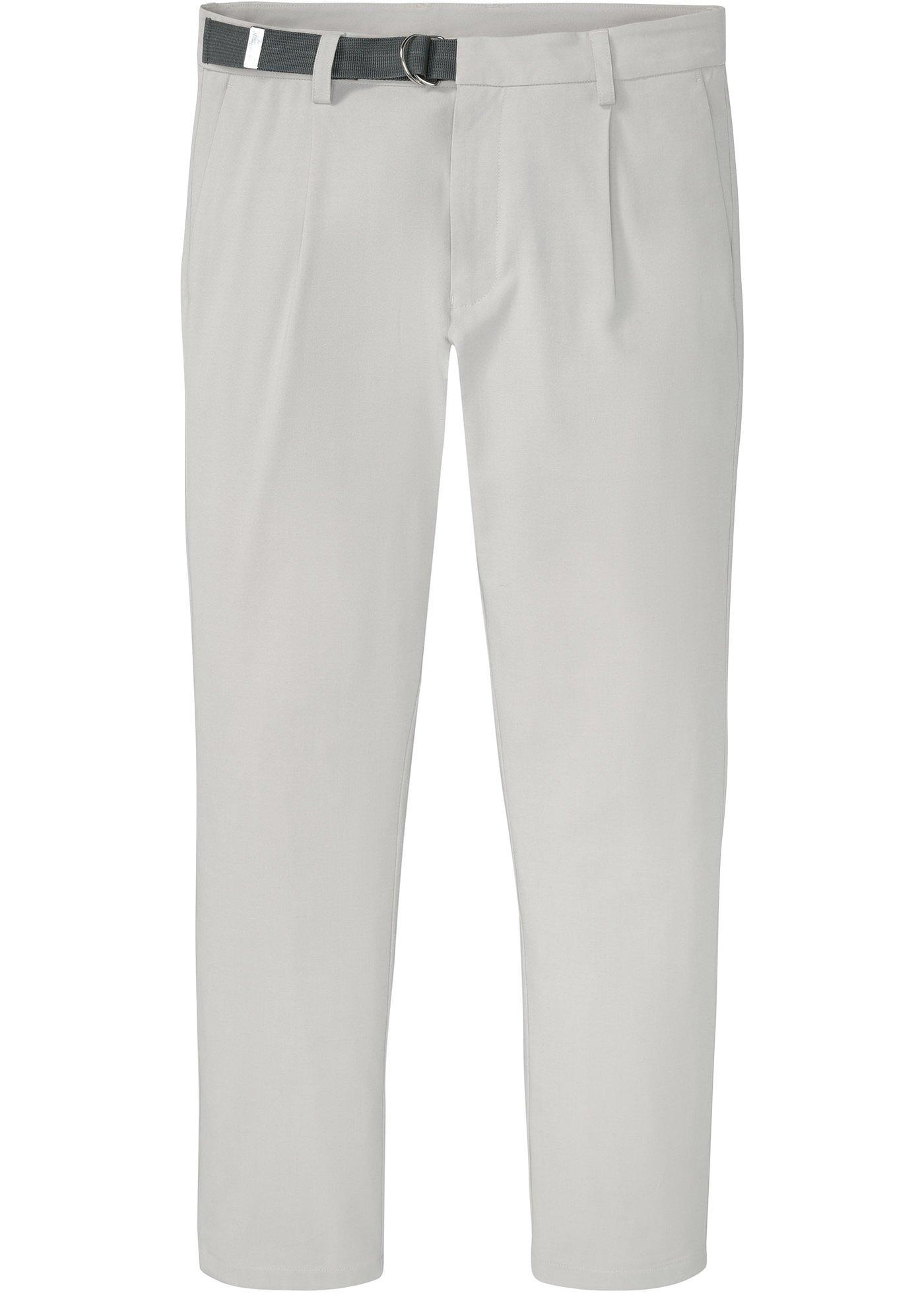 Pantalon chino extensible légèrement raccourci, Slim Fit