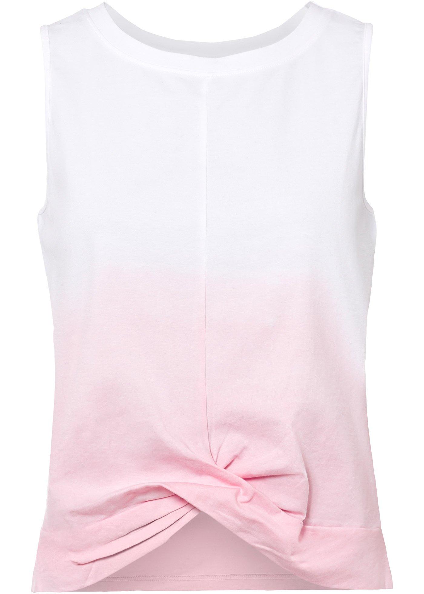 T-shirt avec dégradé de couleur en coton durable