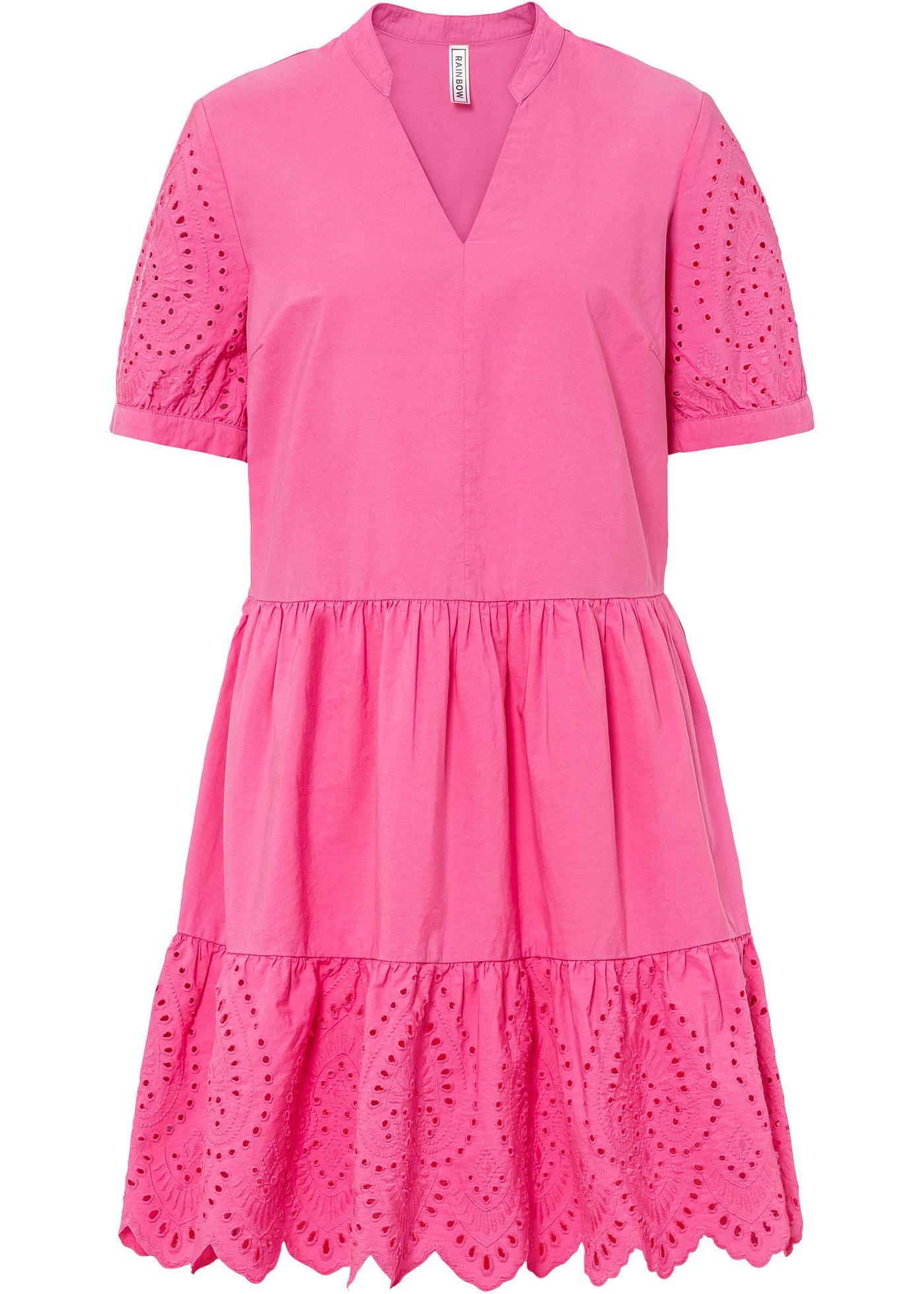 Robe à broderie ajourée