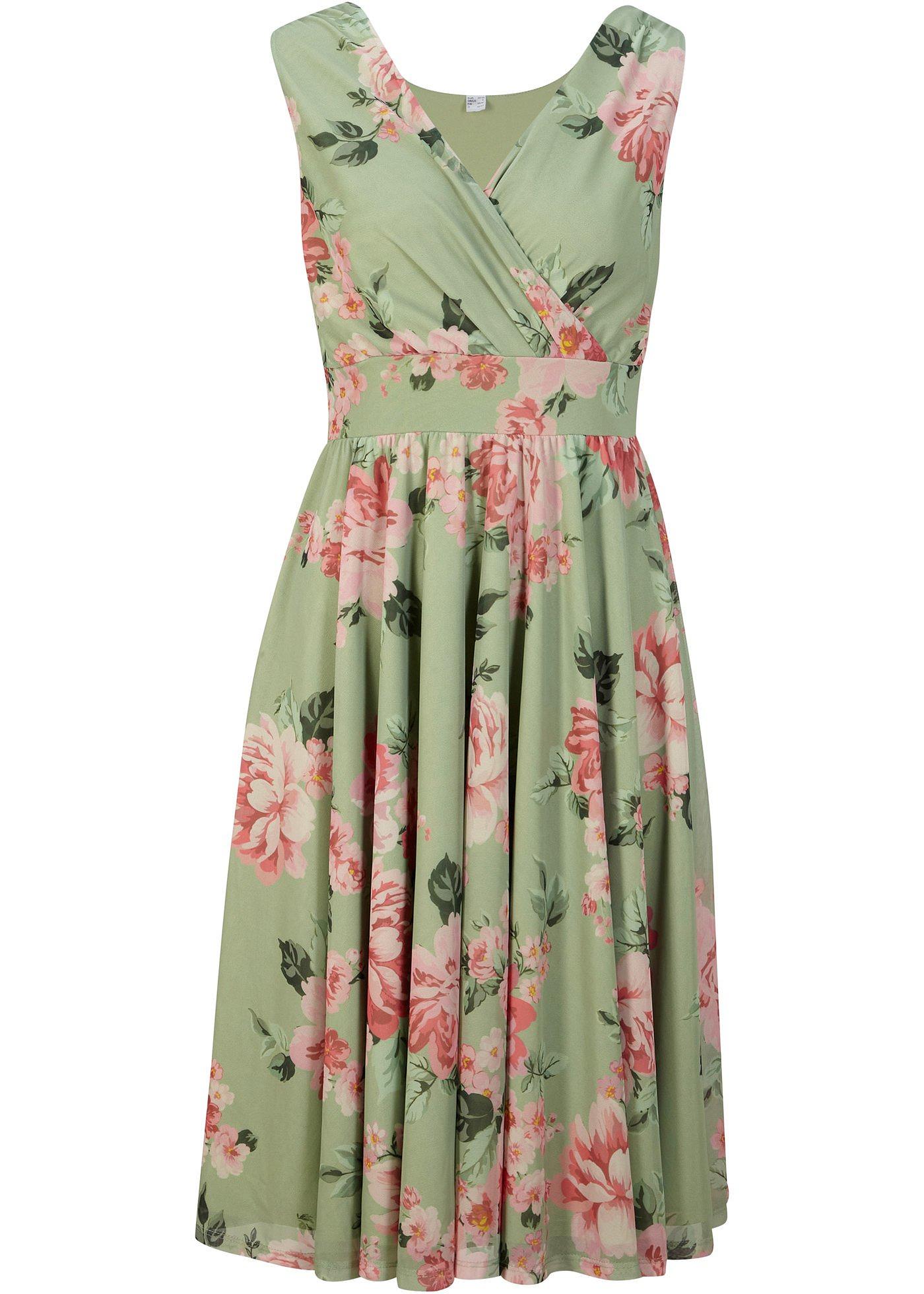 Robe avec mesh imprimé