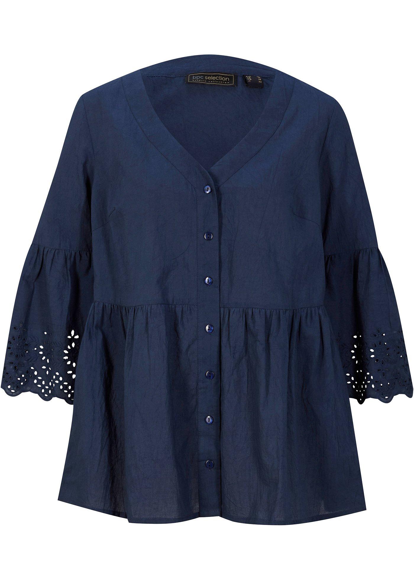 Blouse à manches volantées