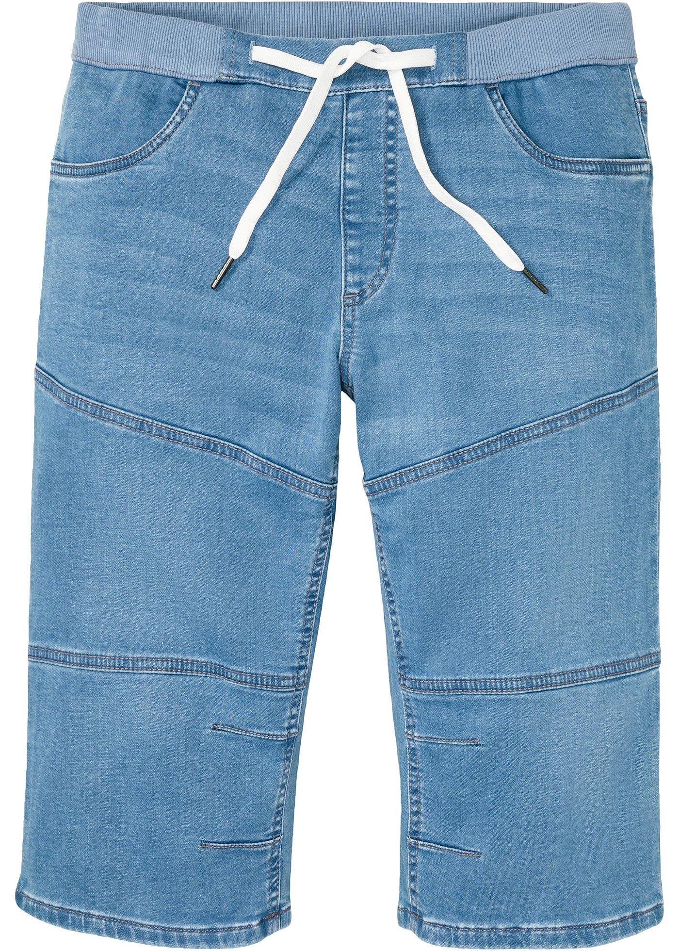 Bermuda jogg-jean, Regular Fit