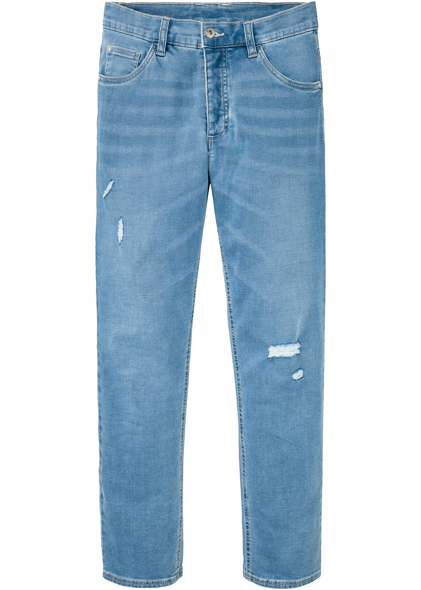 Jean extensible Slim Fit avec coton bio, Tapered