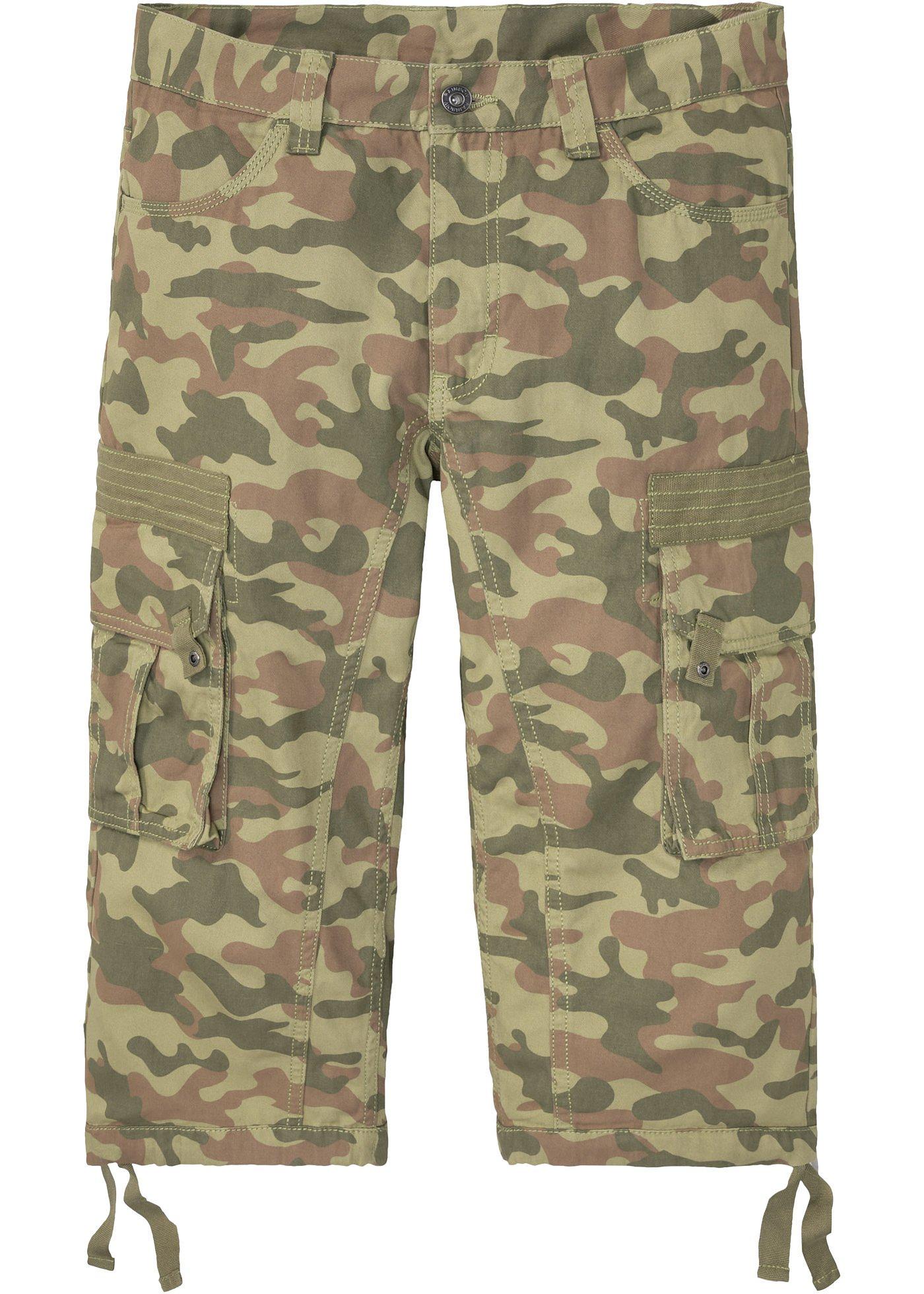 Pantalon cargo 3/4 Loose Fit, Straight