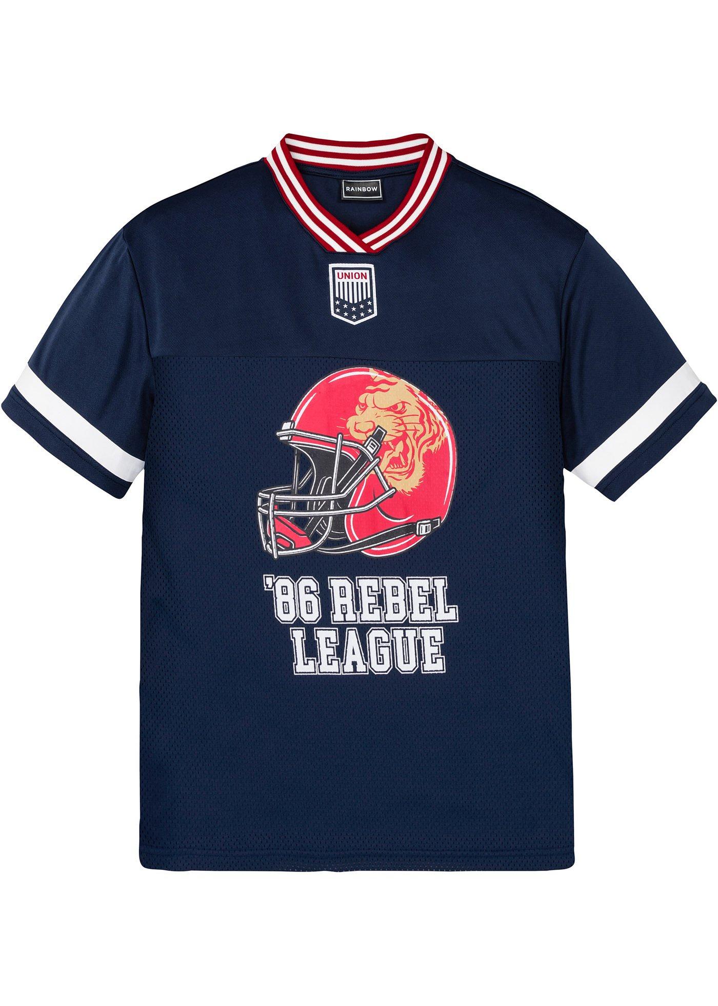 T-shirt en mélange de matière, Loose Fit