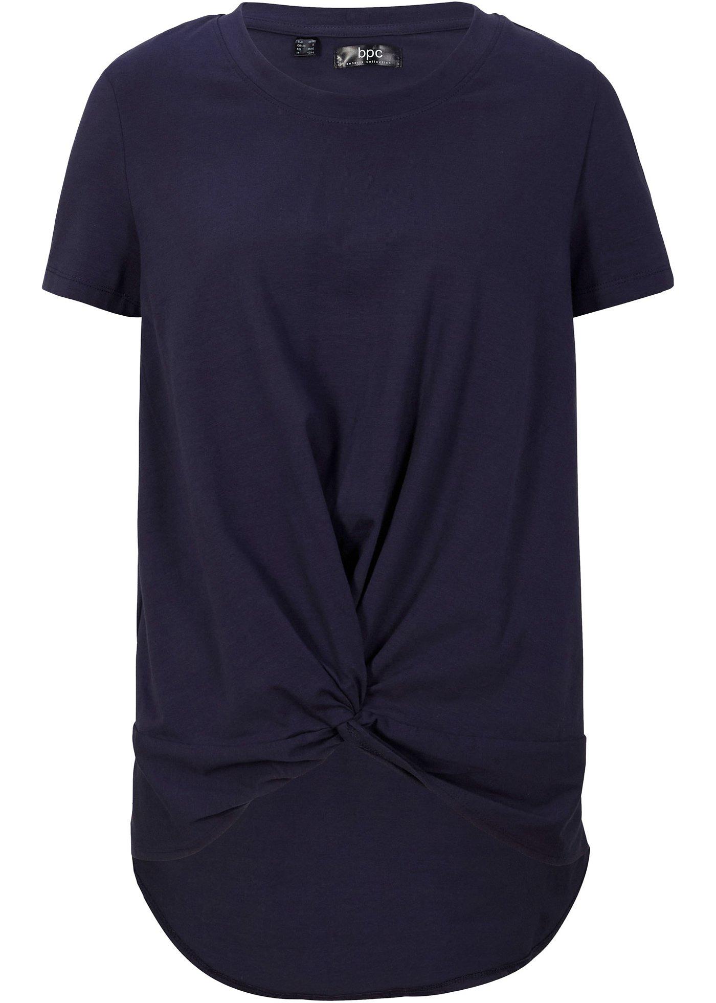 T-shirt court-long en coton bio