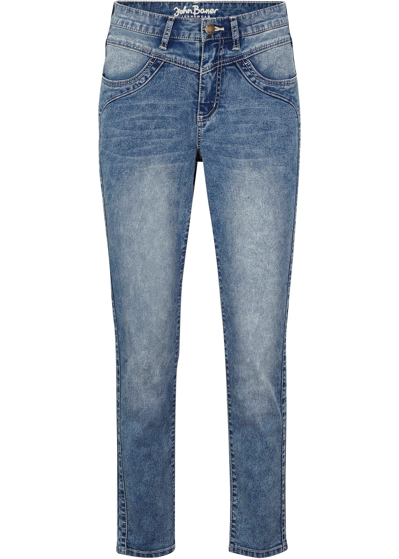 Image de Jean sculptant super stretch Slim Fit, longueur cheville