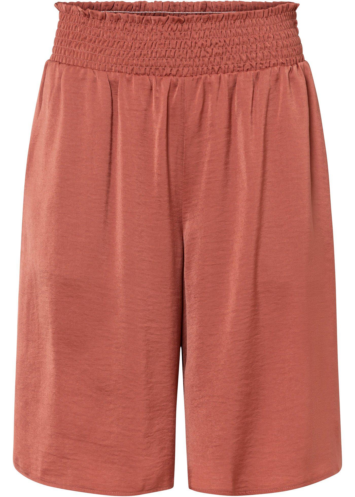 Bermuda en satin avec polyester recyclé