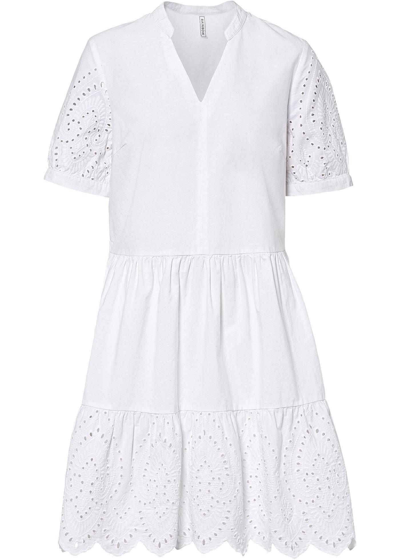 Robe à broderie ajourée