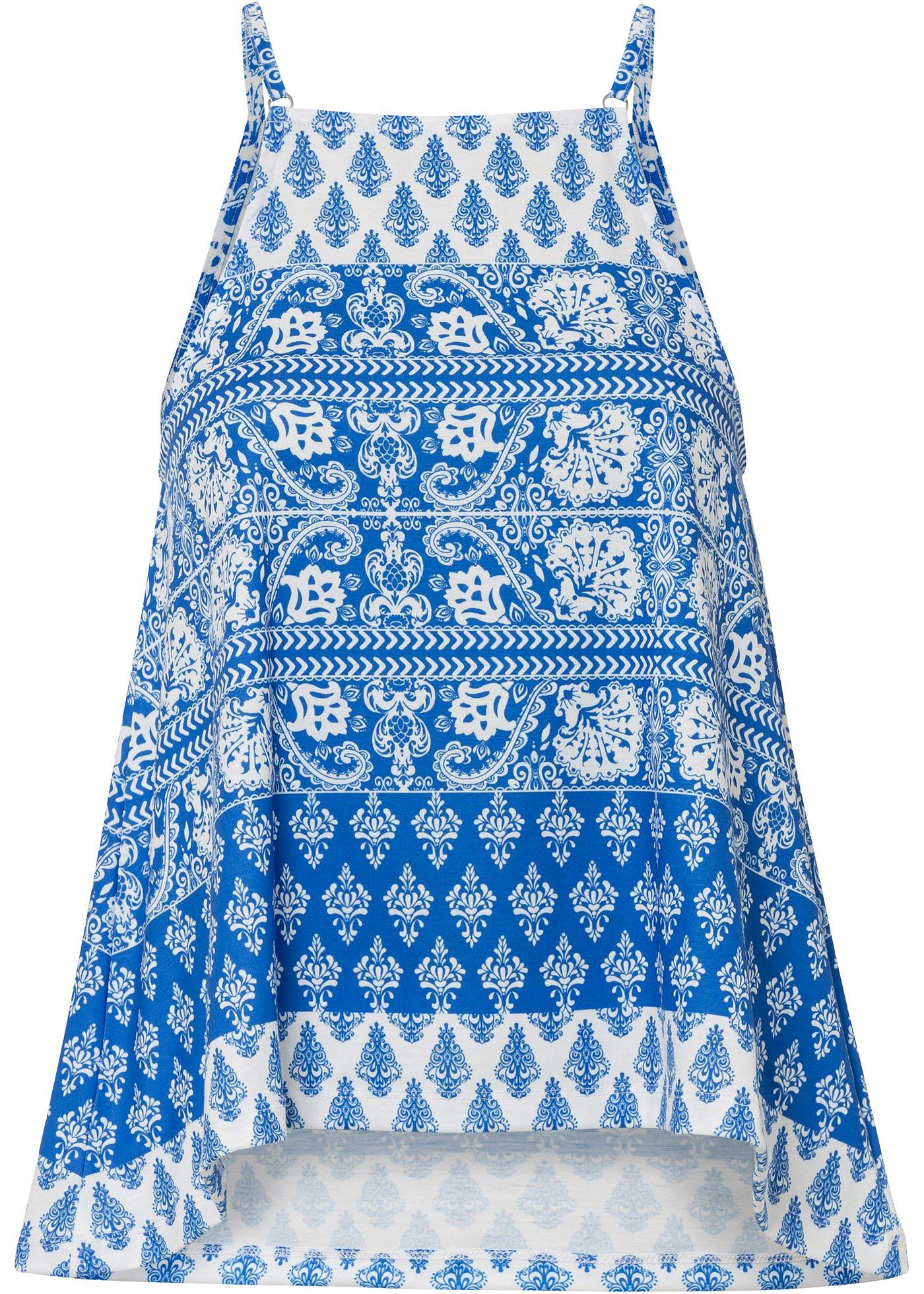 Top imprimé à bretelles spaghetti