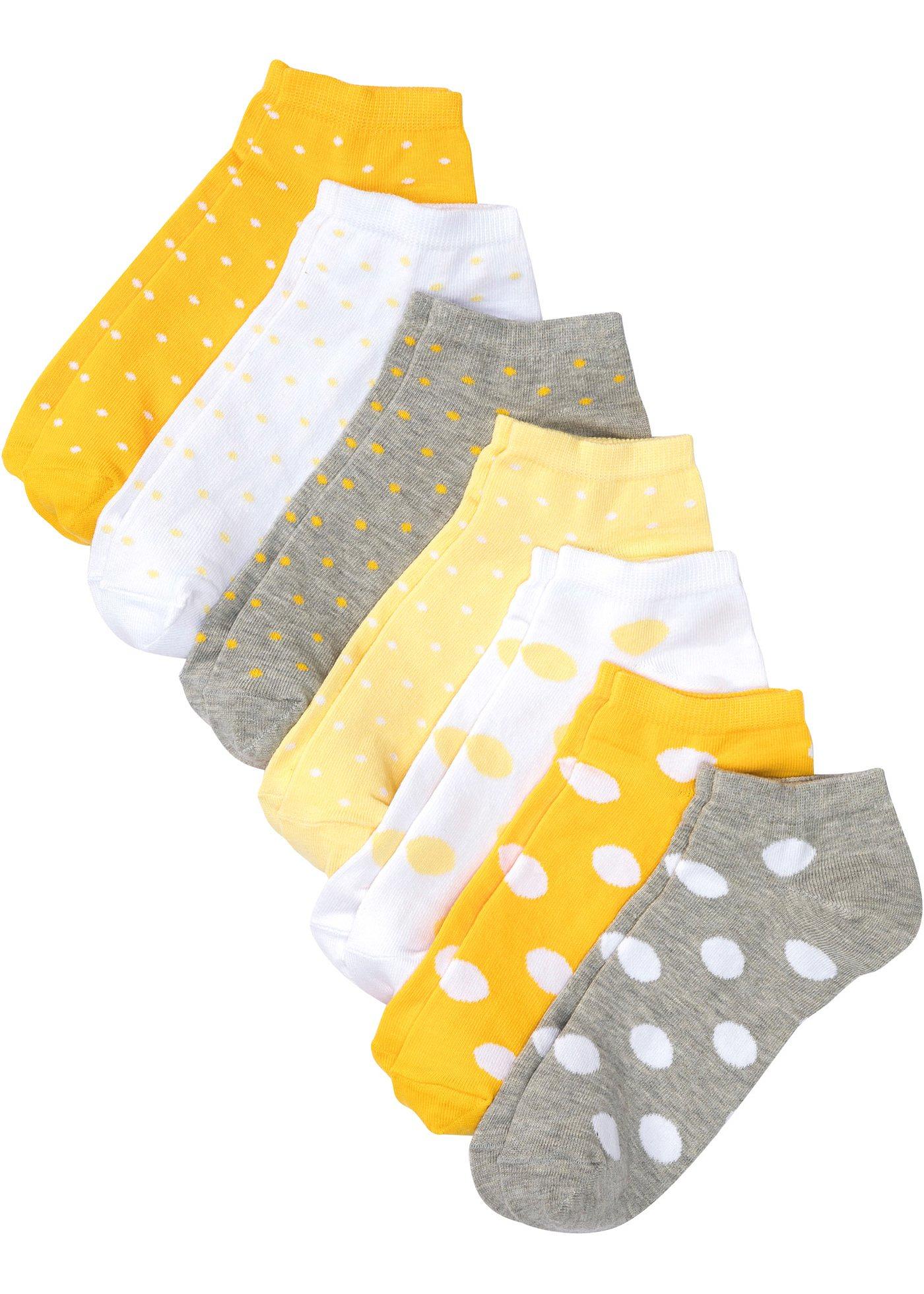 Lot de 7 paires de chaussettes pour sneakers avec coton