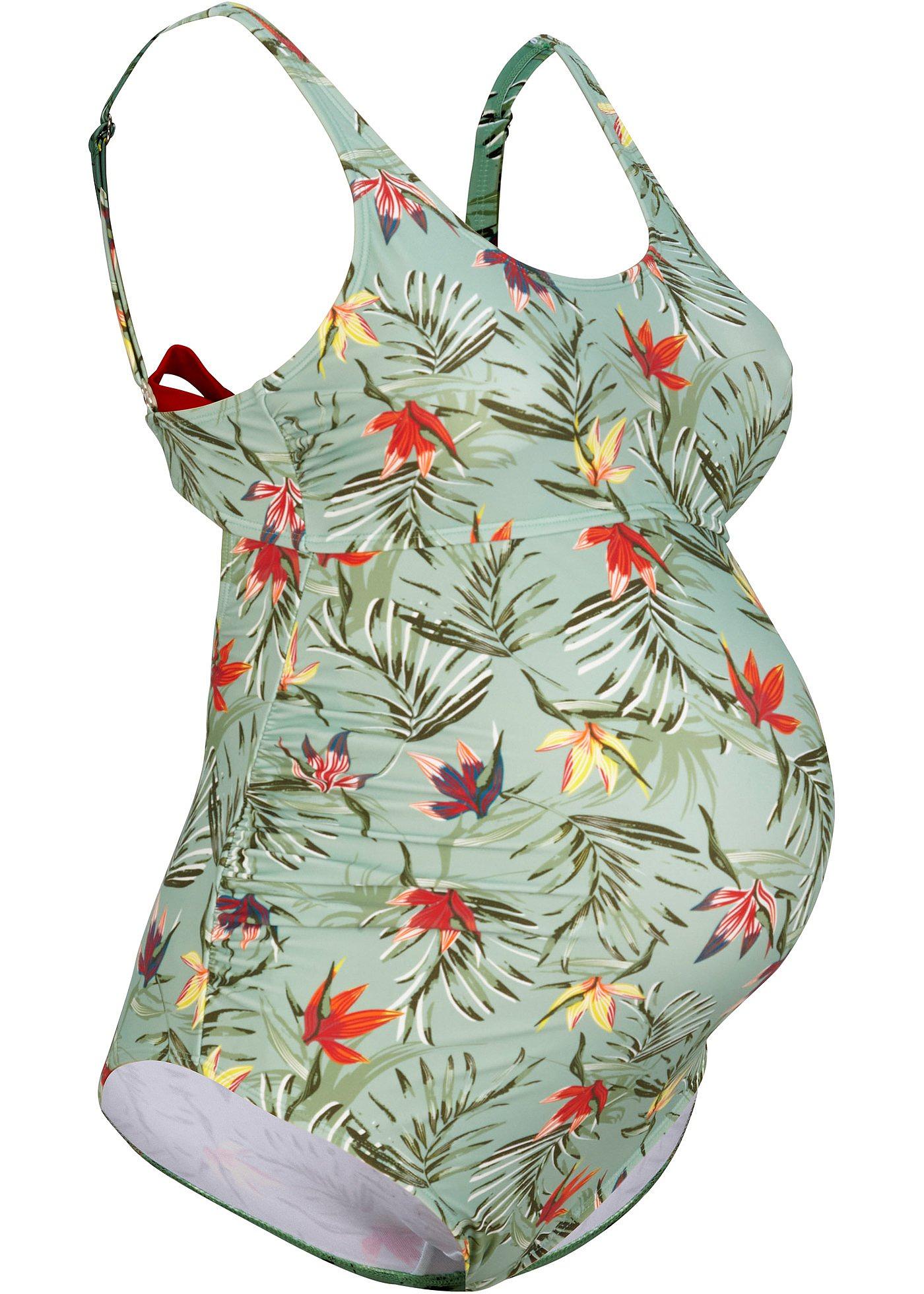 Maillot 1 pièce de grossesse en polyamide recyclé