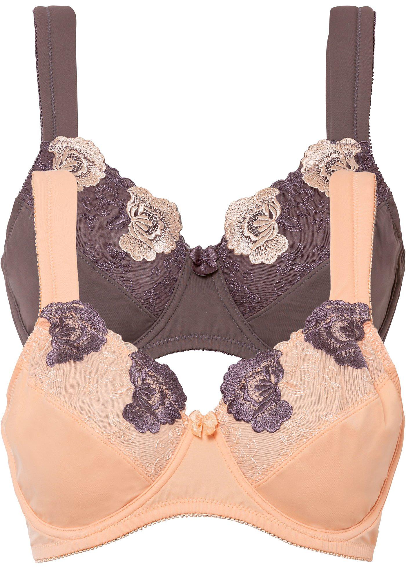 Lot de 2 soutiens-gorge minimiseurs à armatures