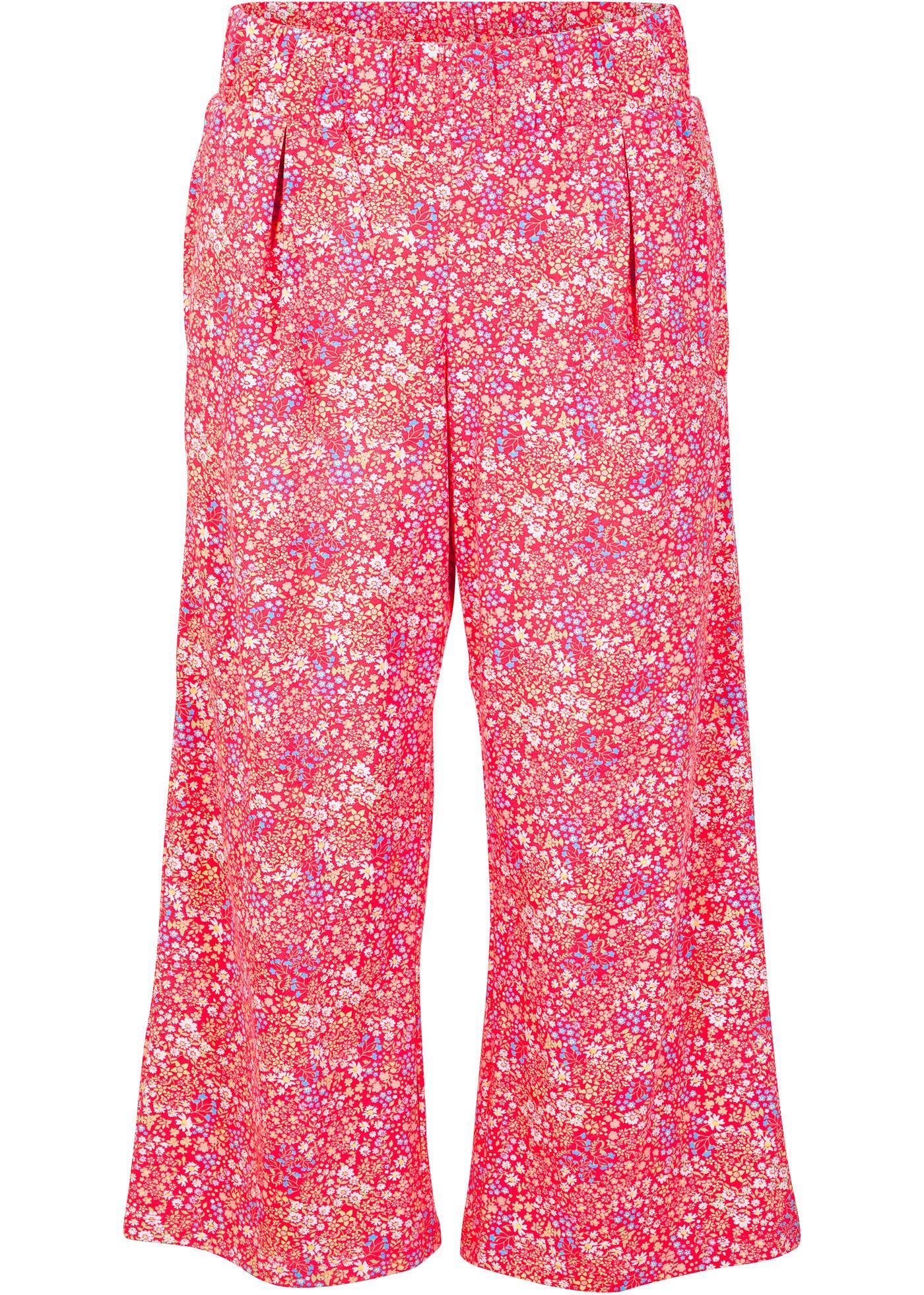 Jupe-culotte en jersey avec taille confortable, longueur 3/4