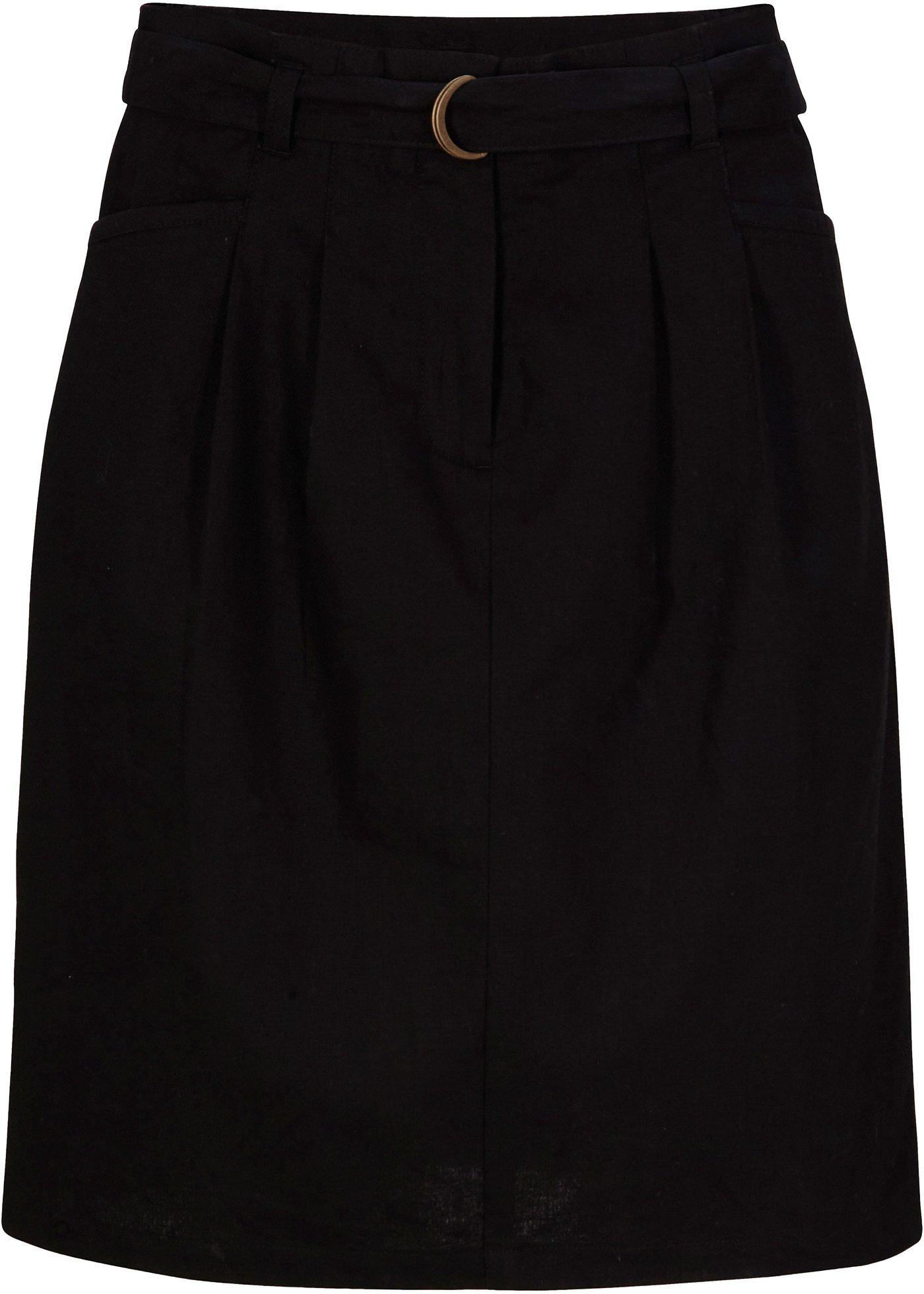 Jupe en lin avec ceinture à nouer