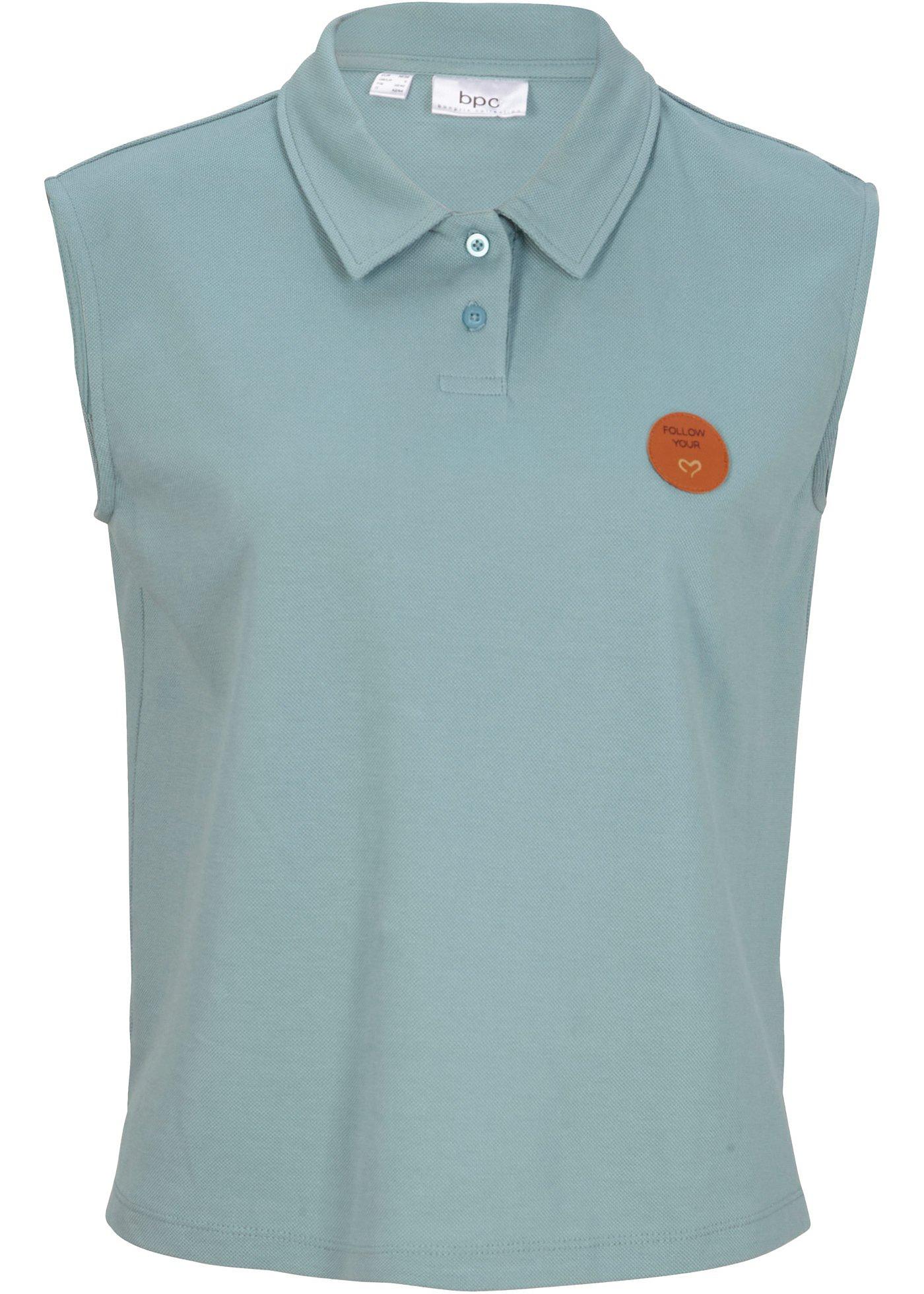 Polo en piqué, sans manches