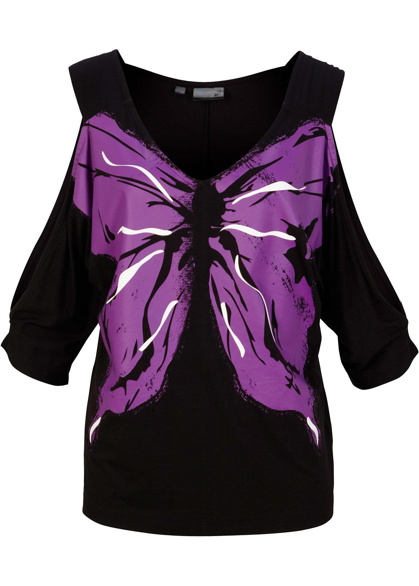 T-shirt avec papillon