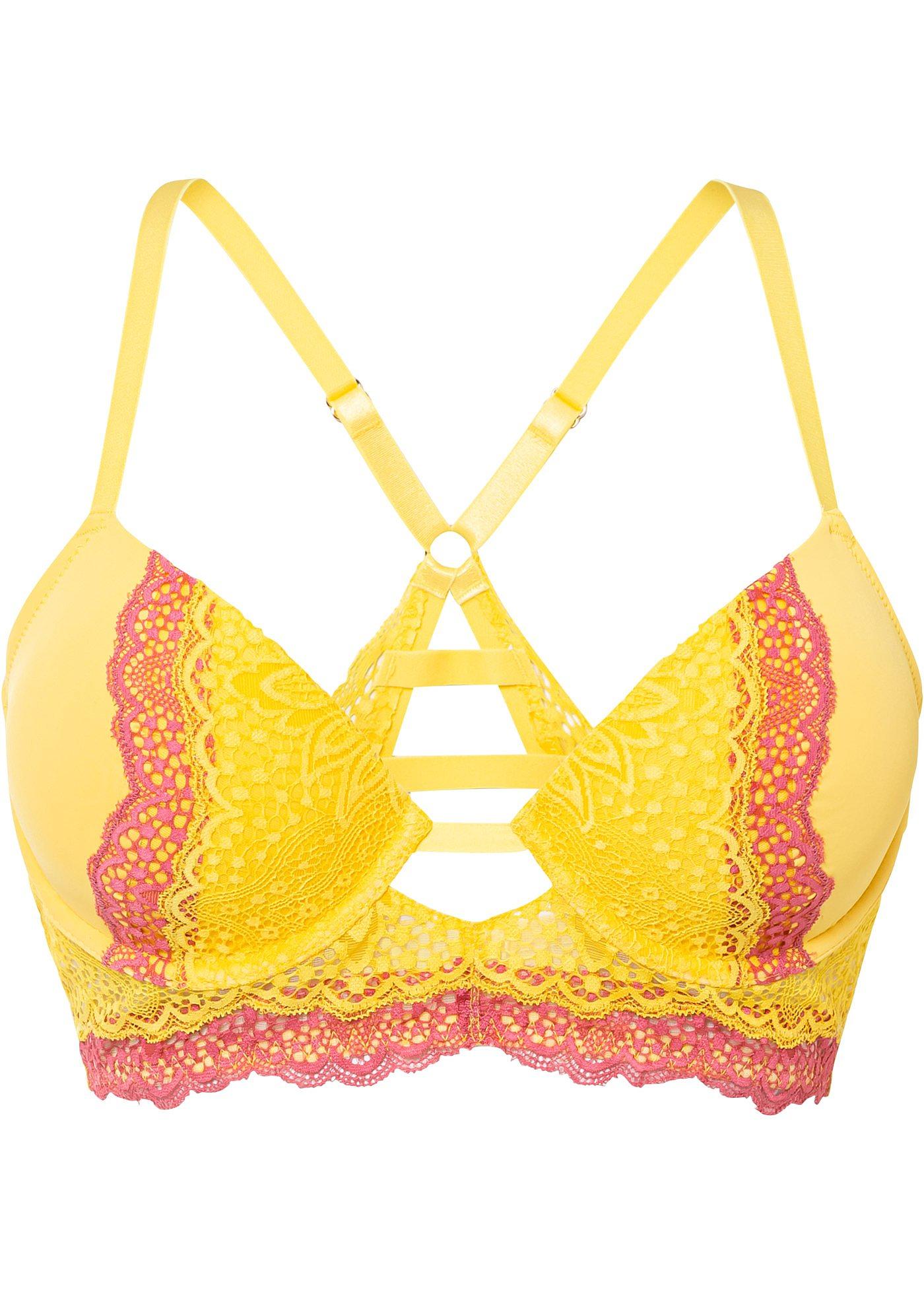 Soutien-gorge à coques et armatures avec dos nu