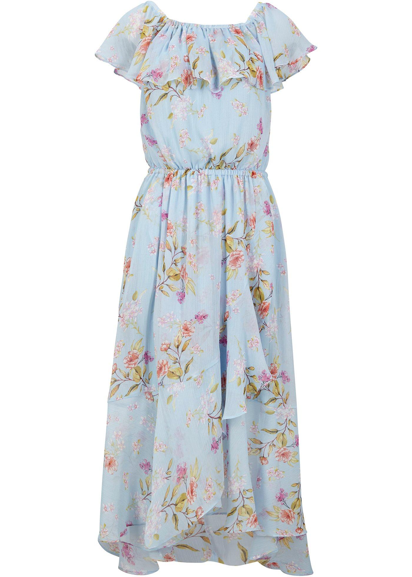 Robe Carmen à imprimé floral