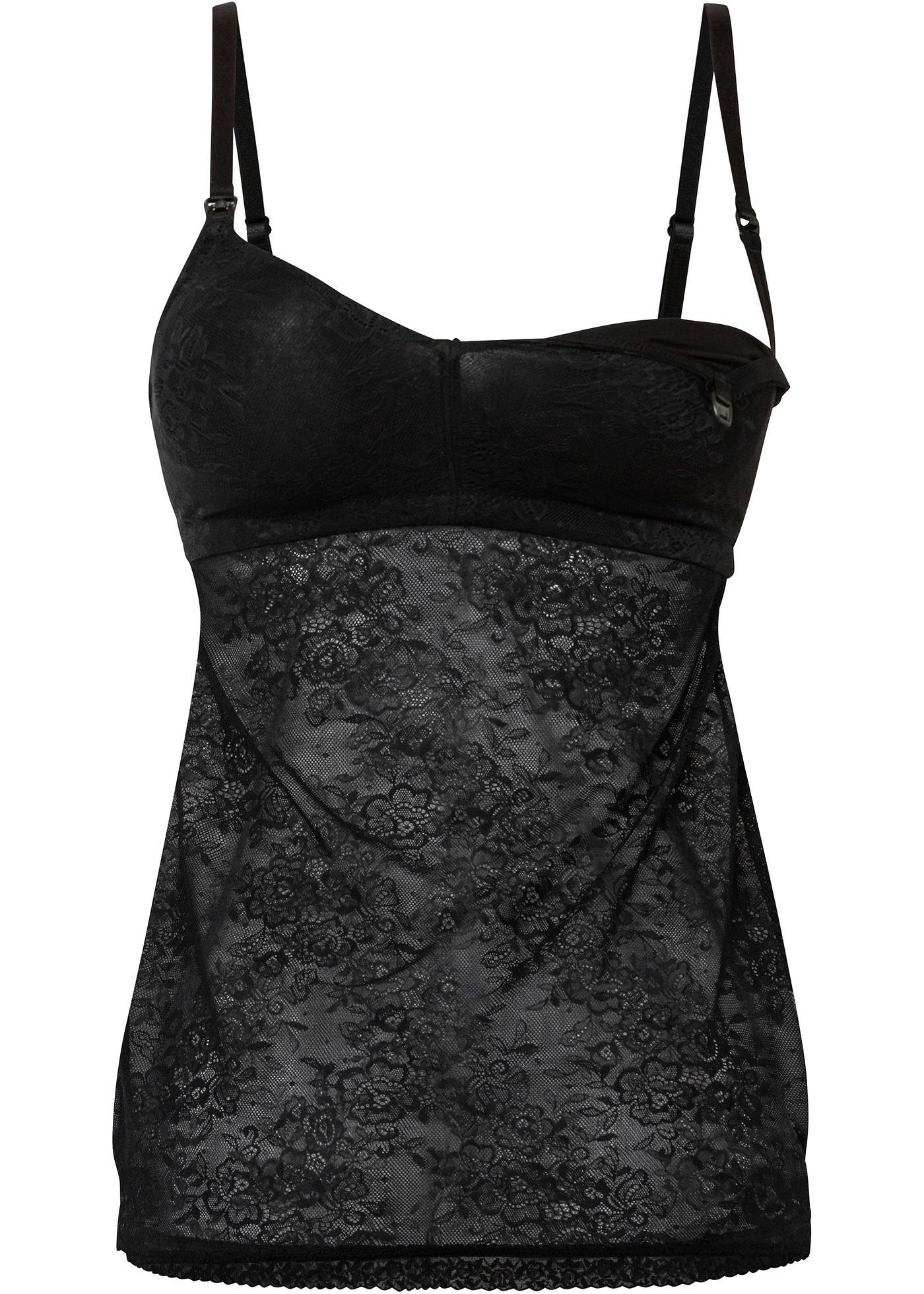 Top d'allaitement avec dentelle recyclée