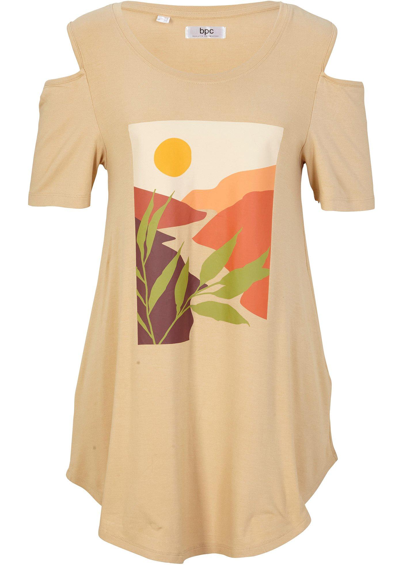 T-shirt avec manches découpées