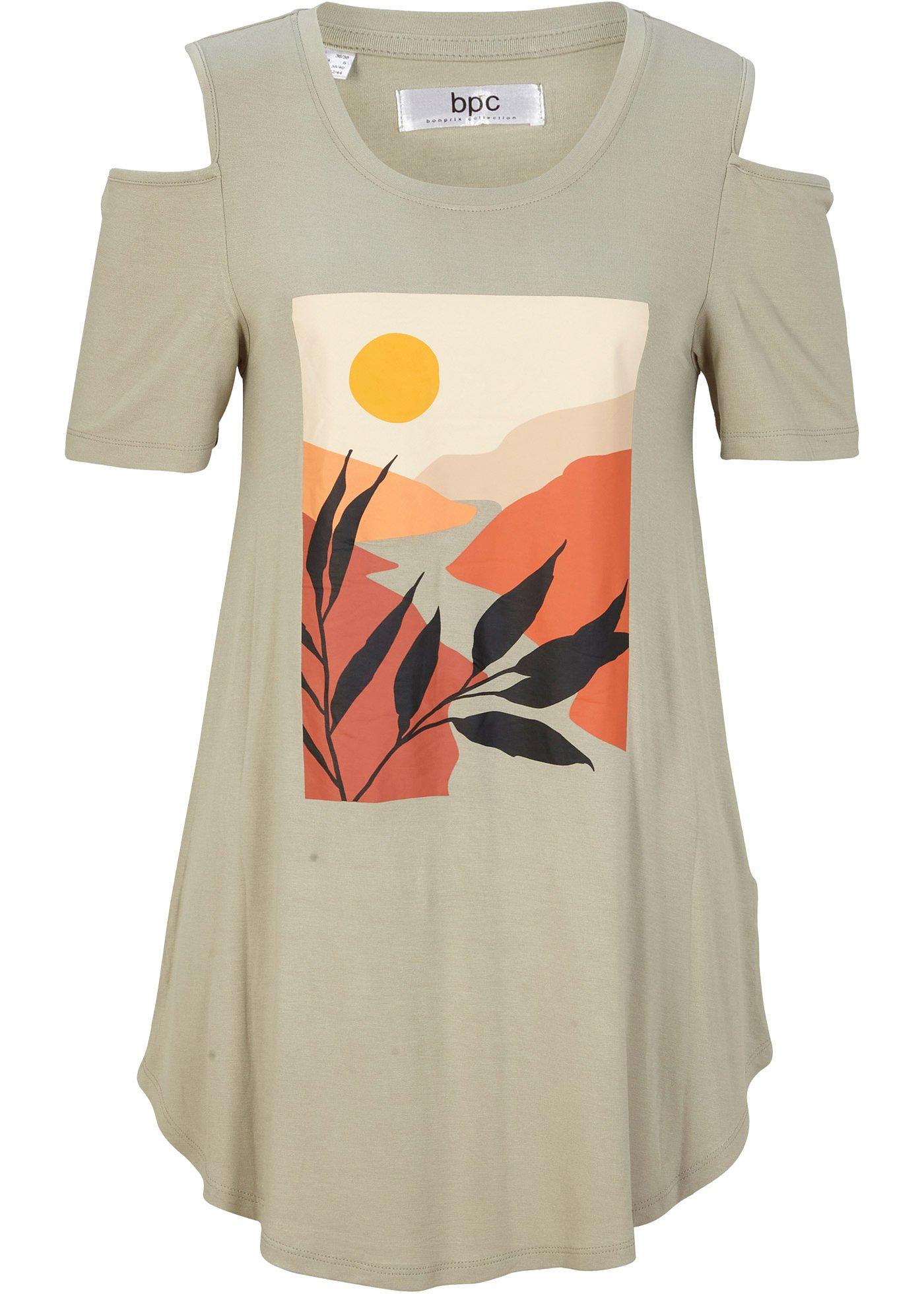 T-shirt avec manches découpées