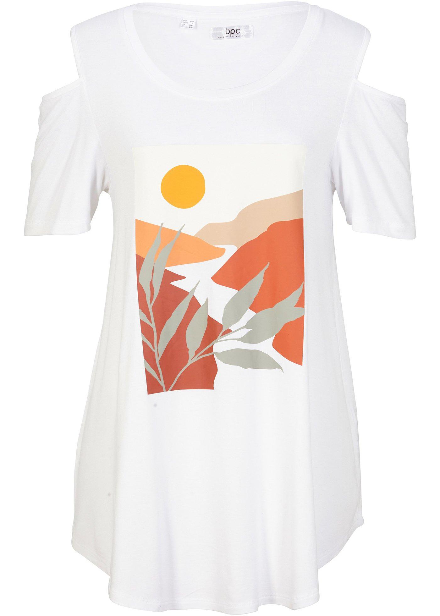 T-shirt avec manches découpées