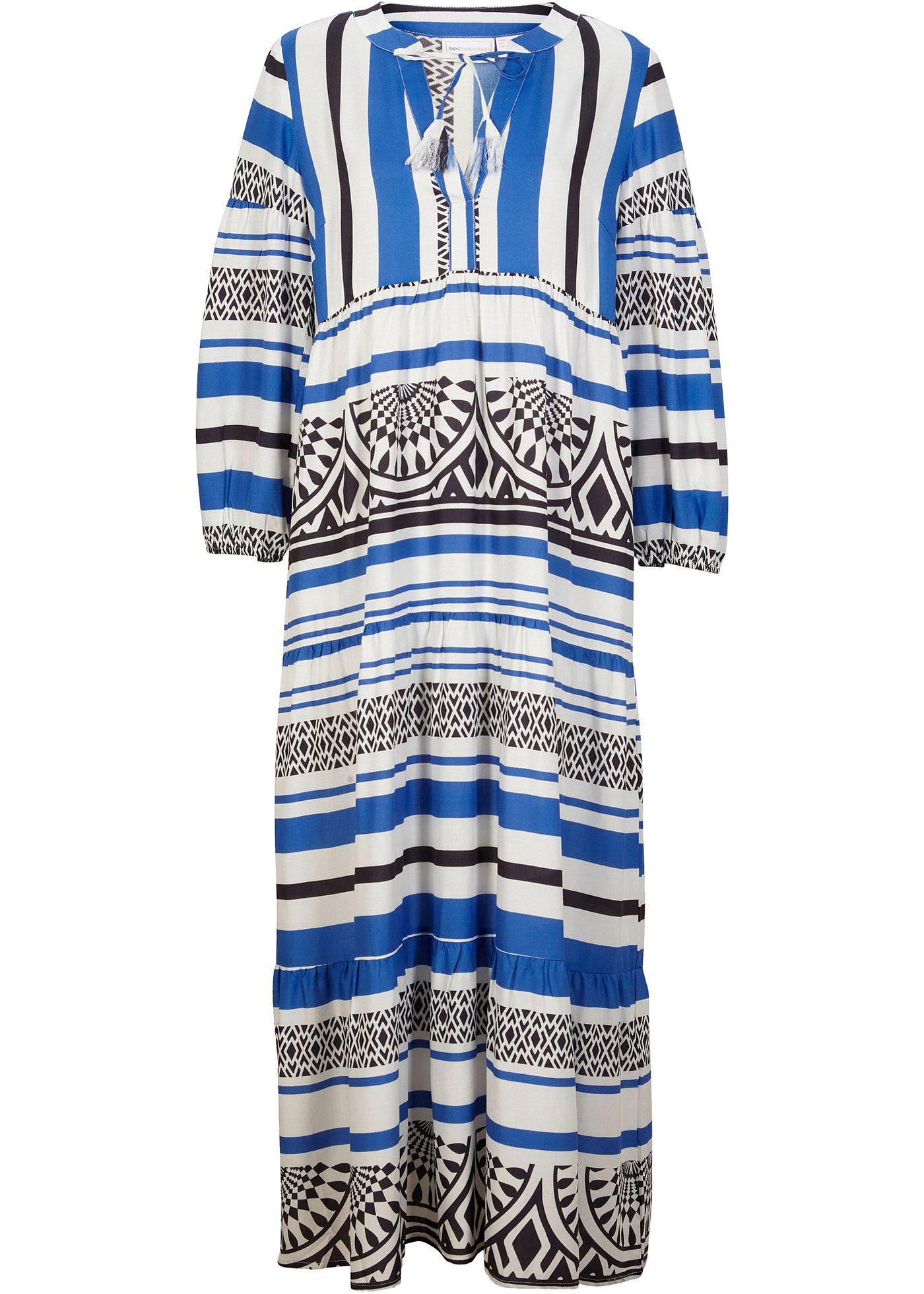 Robe longue avec manches ballon