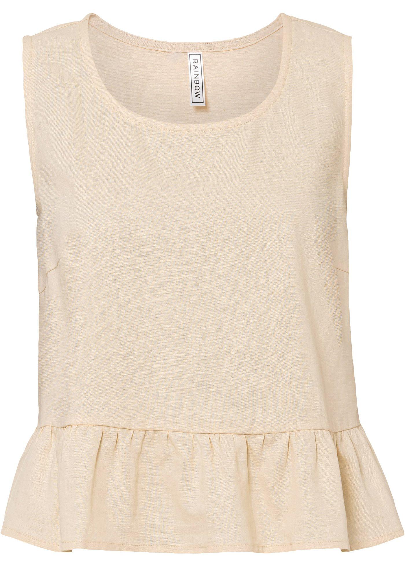 Top-blouse en lin majoritaire