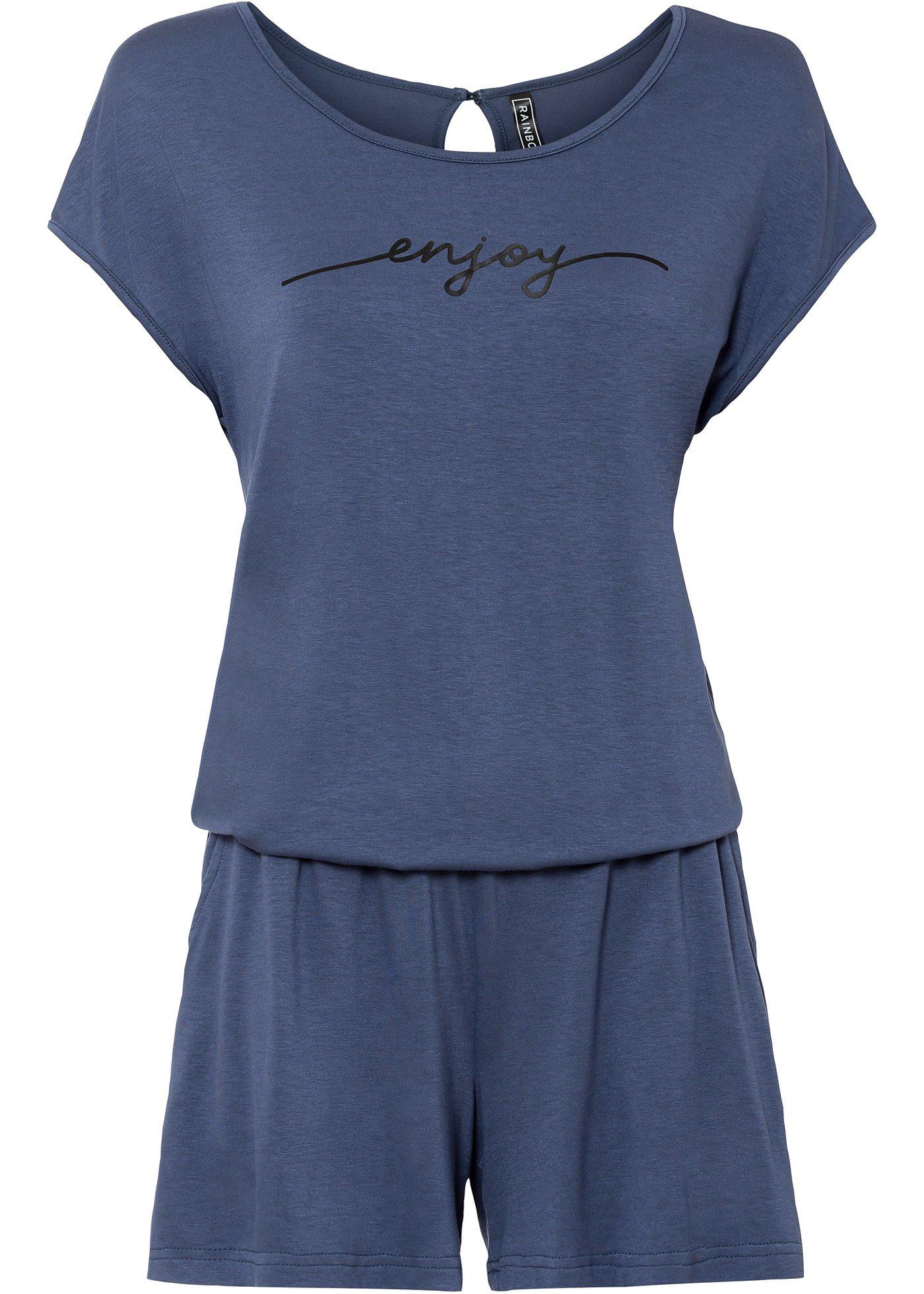 Combi-short imprimée en viscose durable