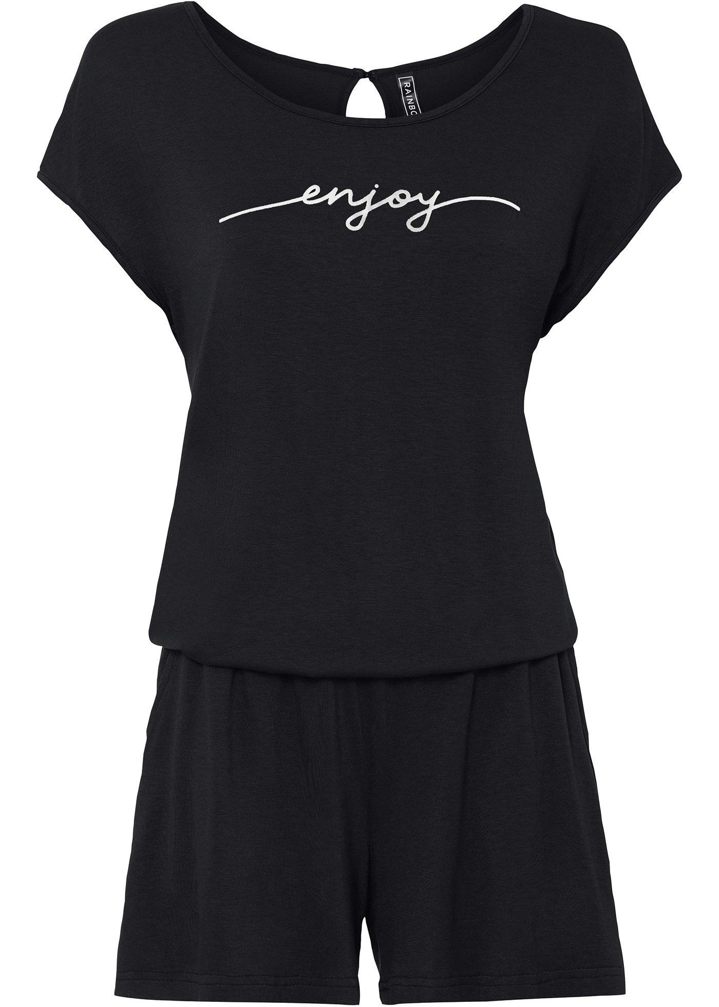 Combi-short imprimée en viscose durable