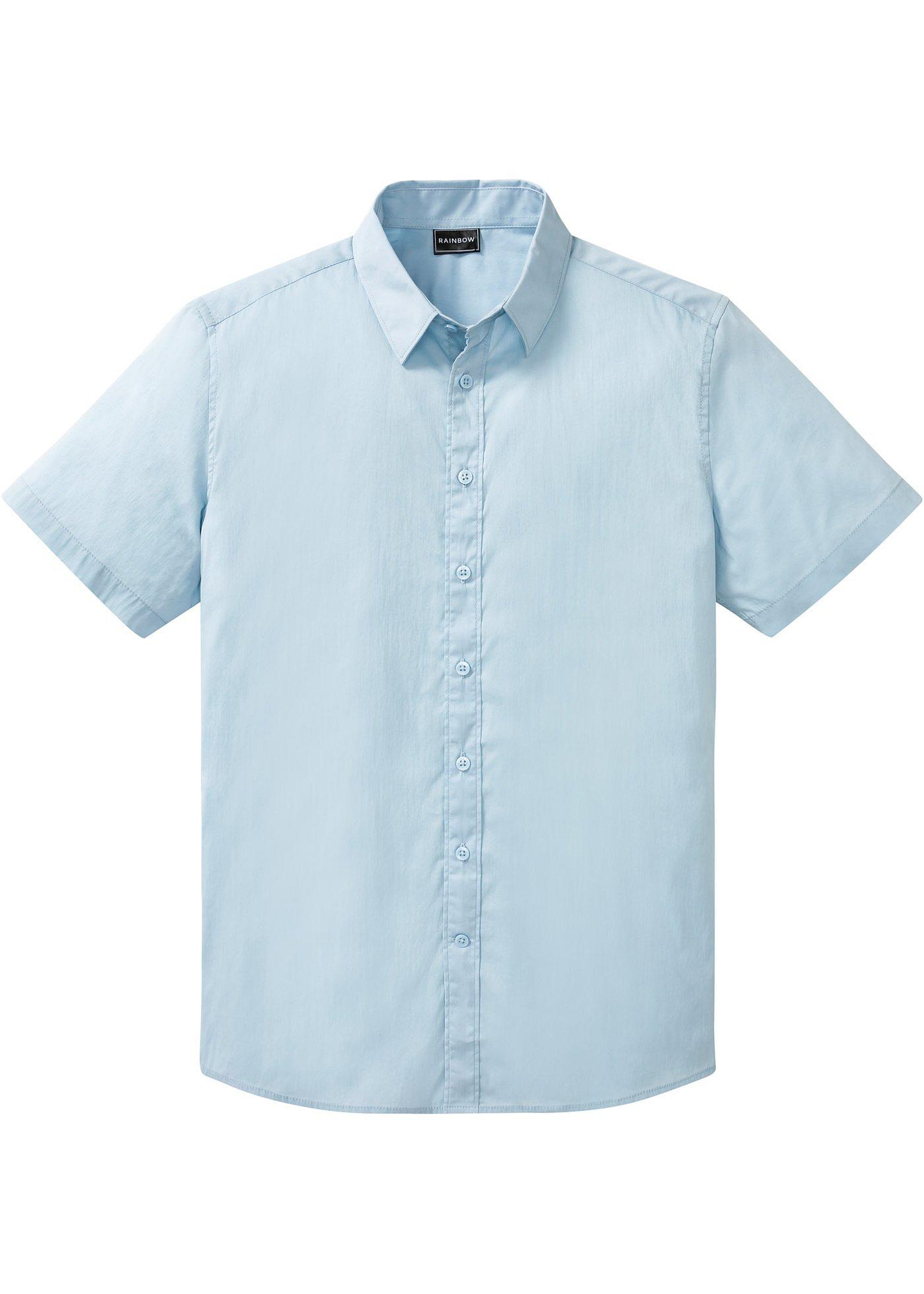 Chemise manches courtes extensible, Slim Fit