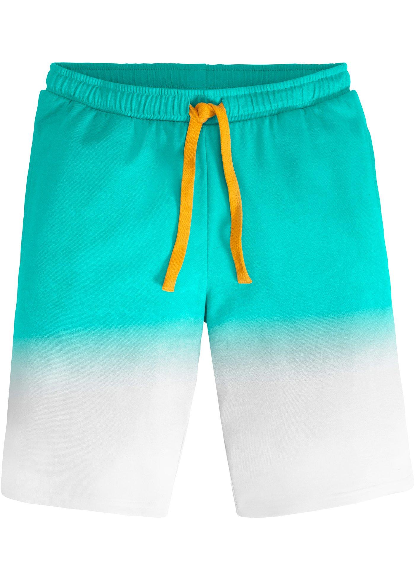Bermuda en sweat avec dégradé de couleur
