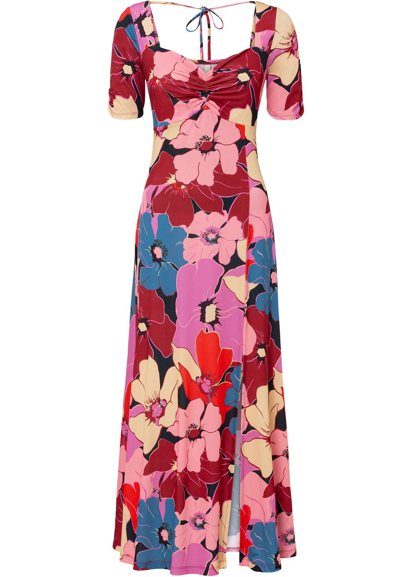 Robe longue avec fente