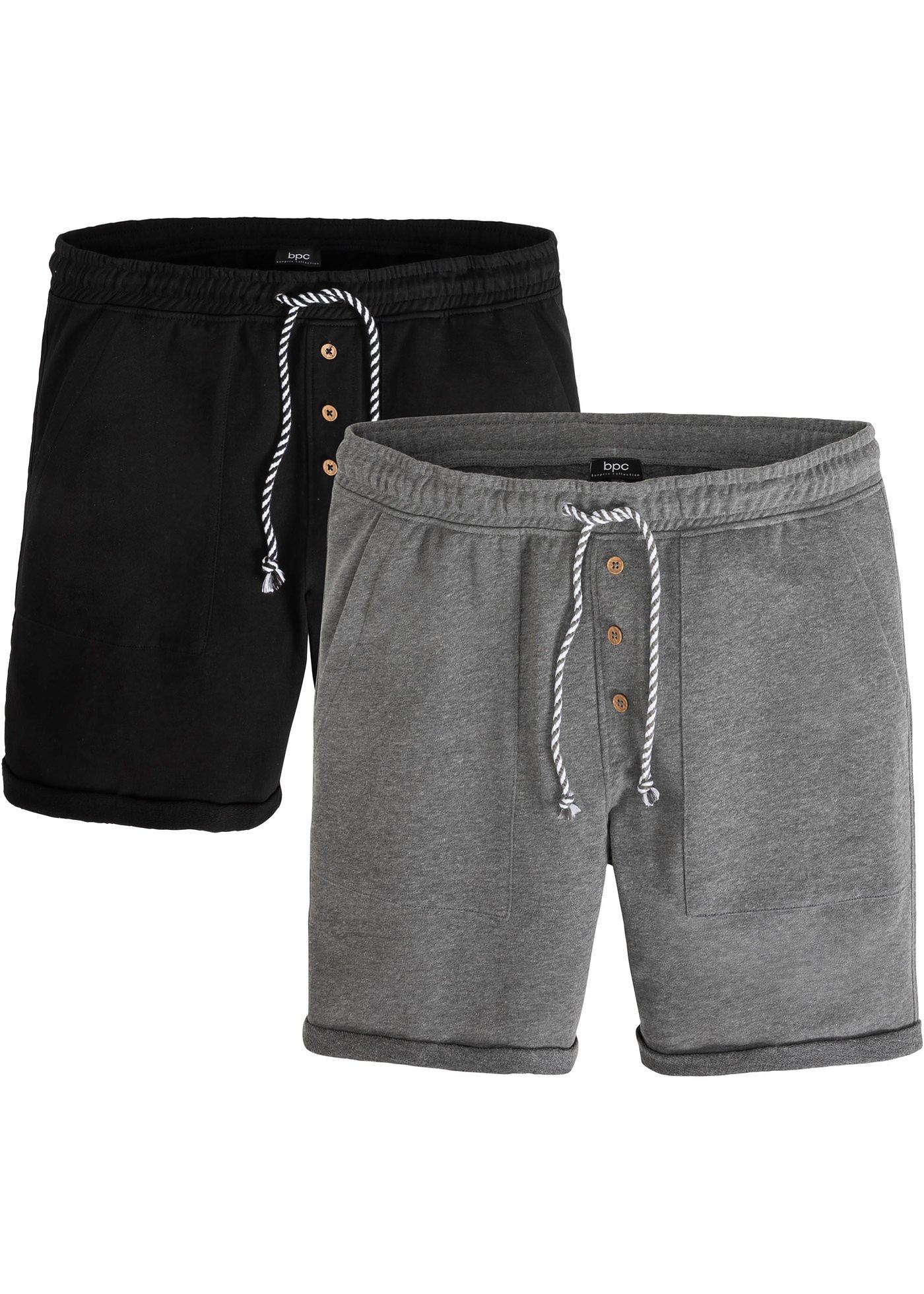 Lot de 2 shorts en sweat