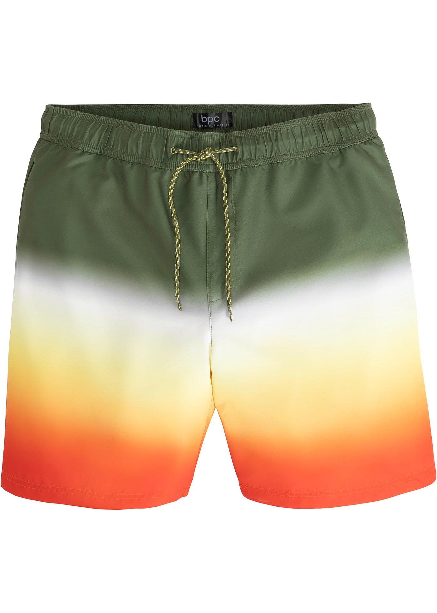 Short de plage avec dégradé de couleur en polyester recyclé