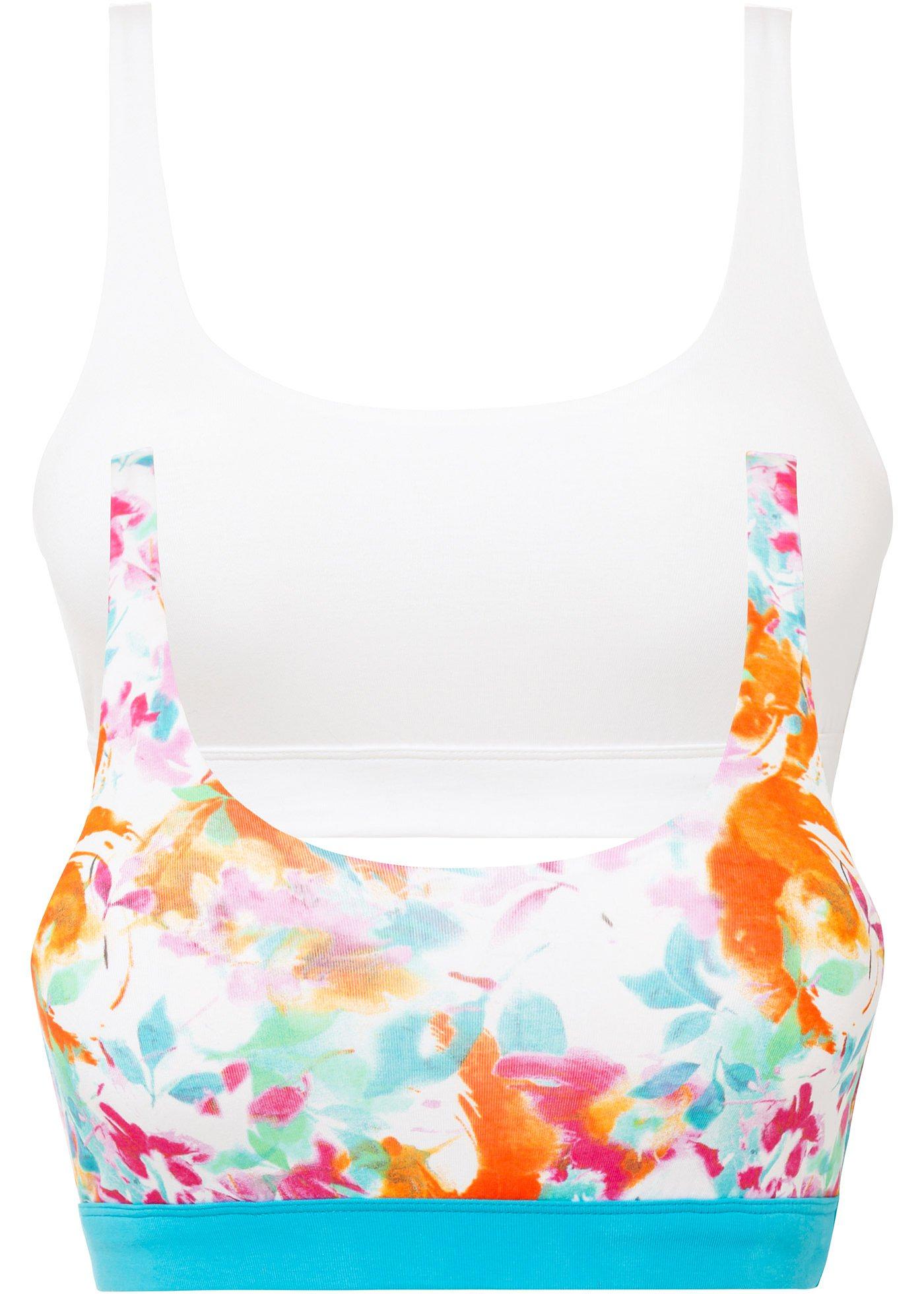 Lot de 2 brassières avec coton bio